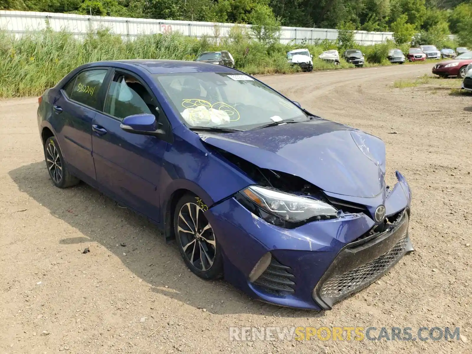 1 Photograph of a damaged car 2T1BURHE3KC220906 TOYOTA COROLLA 2019