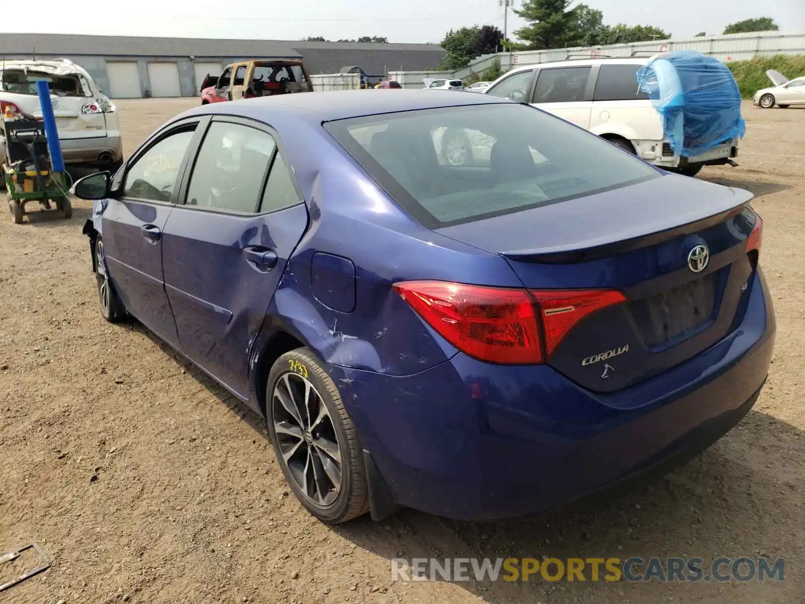 3 Photograph of a damaged car 2T1BURHE3KC220906 TOYOTA COROLLA 2019