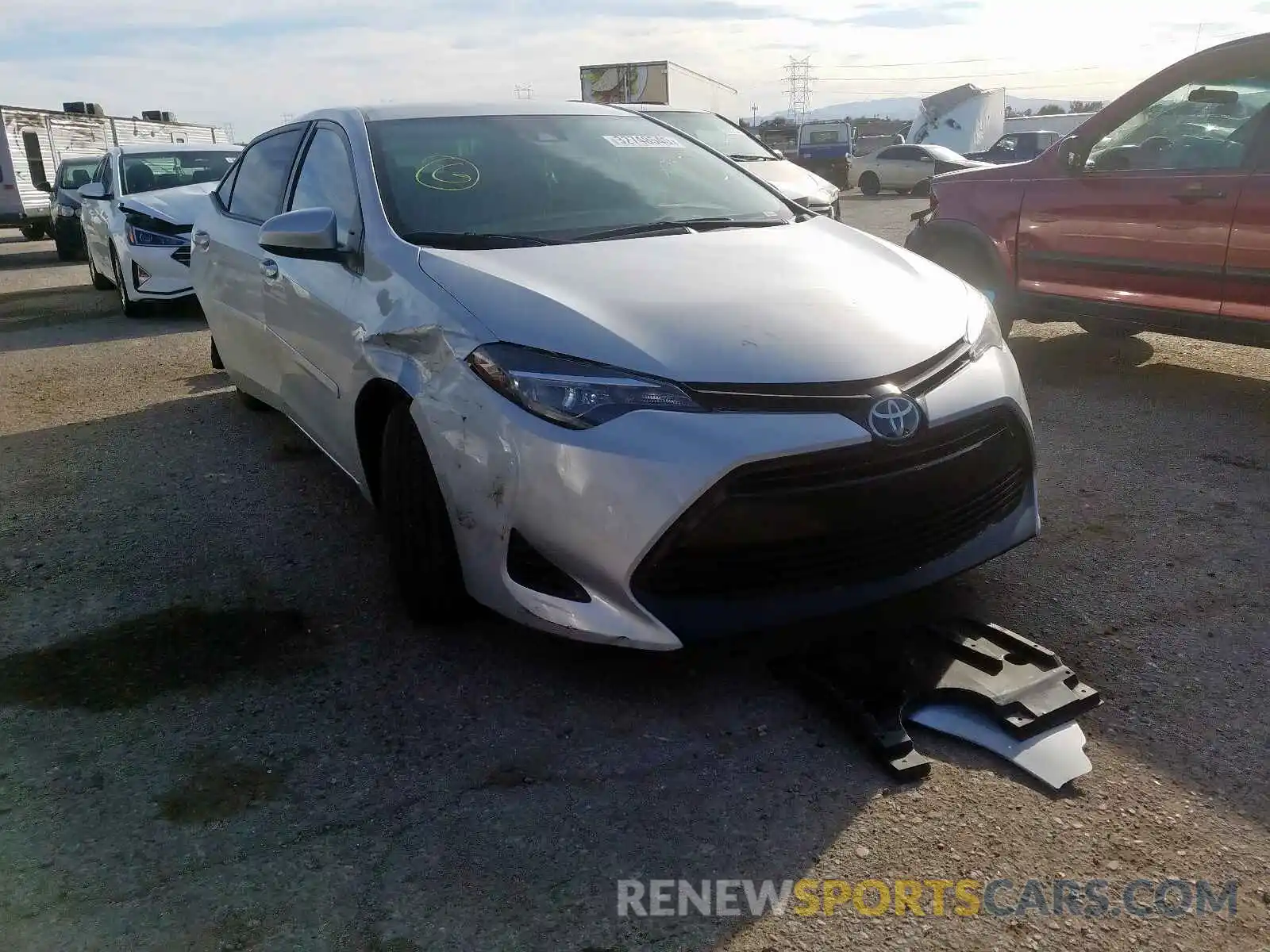 1 Photograph of a damaged car 2T1BURHE3KC220923 TOYOTA COROLLA 2019