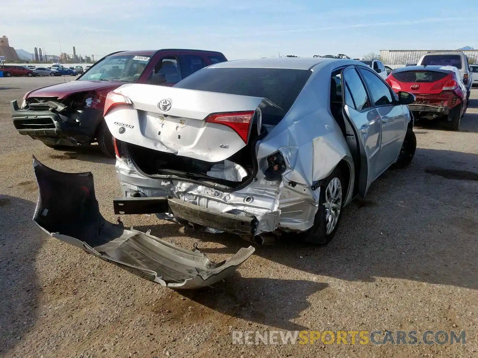 4 Photograph of a damaged car 2T1BURHE3KC220923 TOYOTA COROLLA 2019