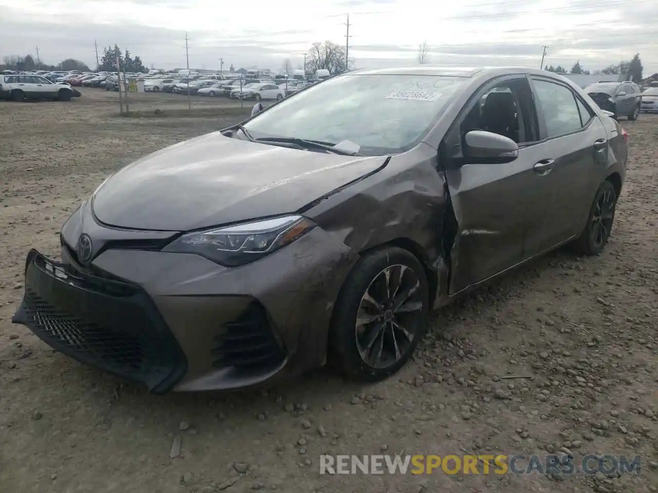 2 Photograph of a damaged car 2T1BURHE3KC221523 TOYOTA COROLLA 2019