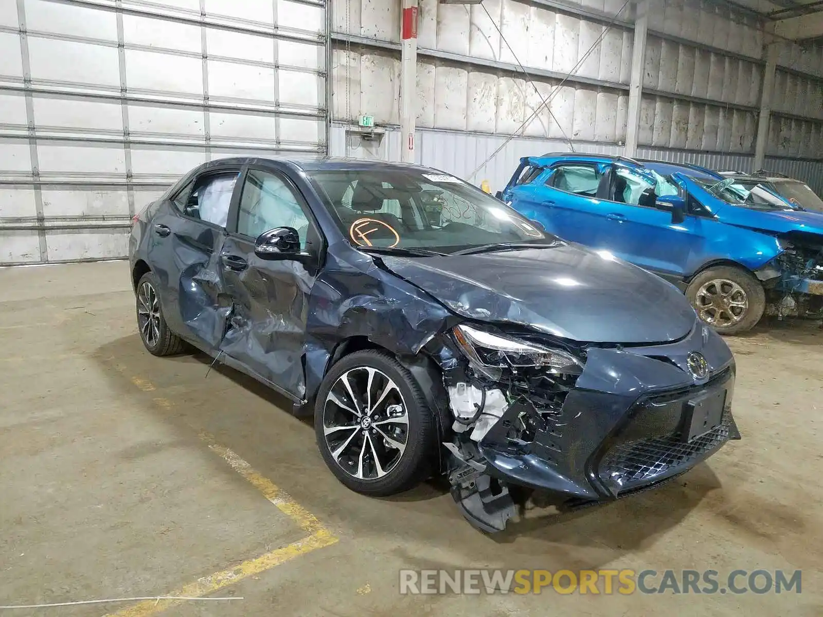 1 Photograph of a damaged car 2T1BURHE3KC221554 TOYOTA COROLLA 2019