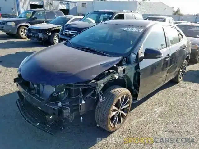 2 Photograph of a damaged car 2T1BURHE3KC221652 TOYOTA COROLLA 2019