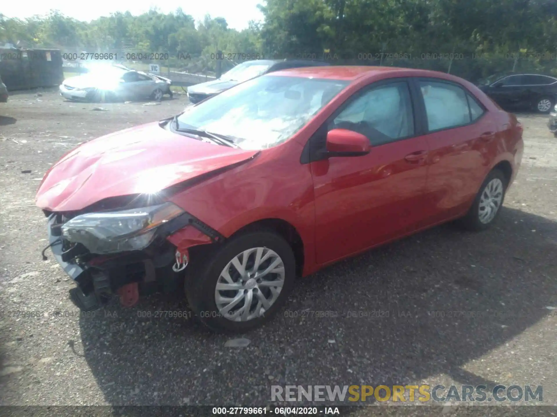 2 Photograph of a damaged car 2T1BURHE3KC221912 TOYOTA COROLLA 2019