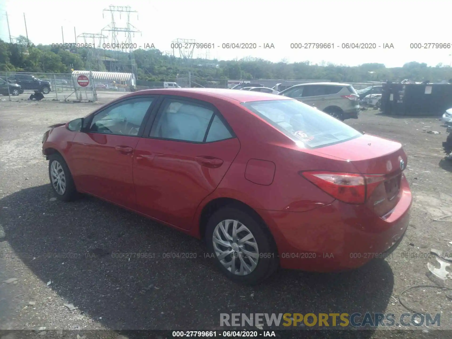 3 Photograph of a damaged car 2T1BURHE3KC221912 TOYOTA COROLLA 2019