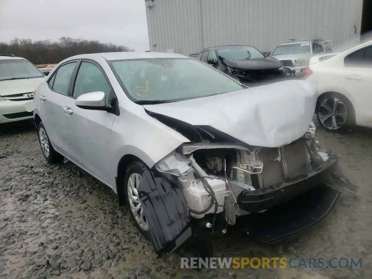 1 Photograph of a damaged car 2T1BURHE3KC221960 TOYOTA COROLLA 2019