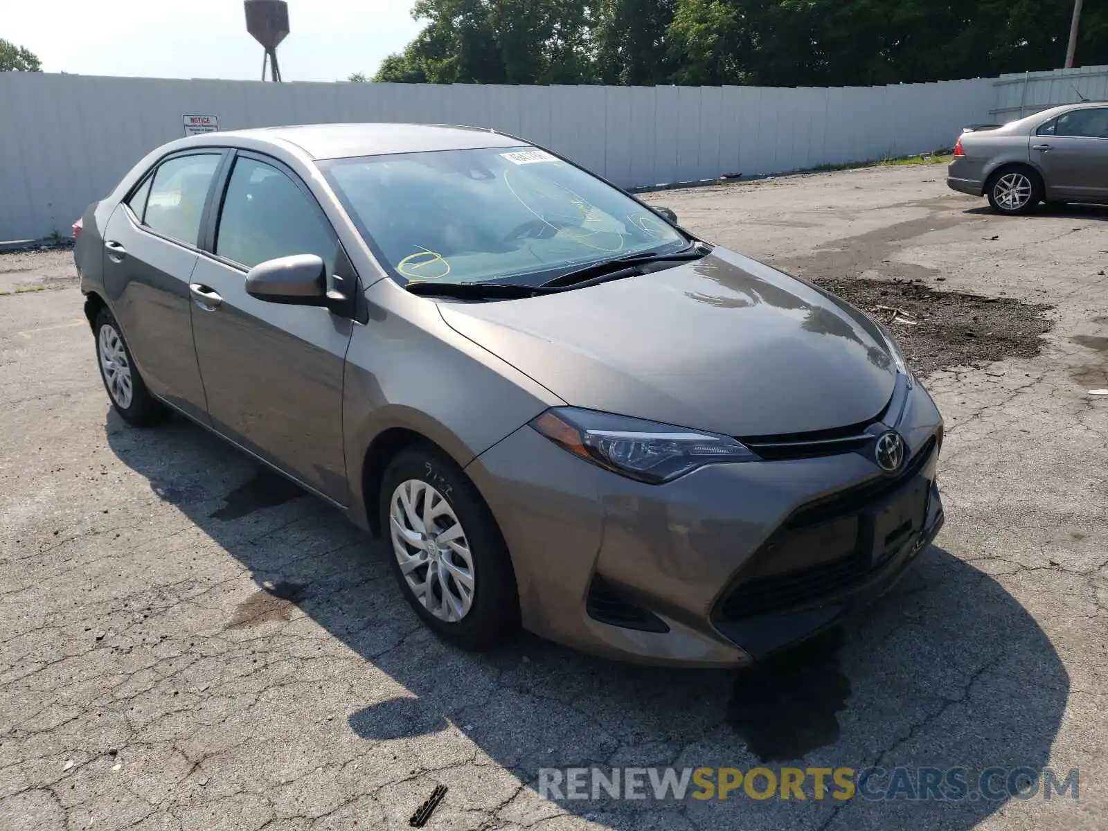 1 Photograph of a damaged car 2T1BURHE3KC222722 TOYOTA COROLLA 2019