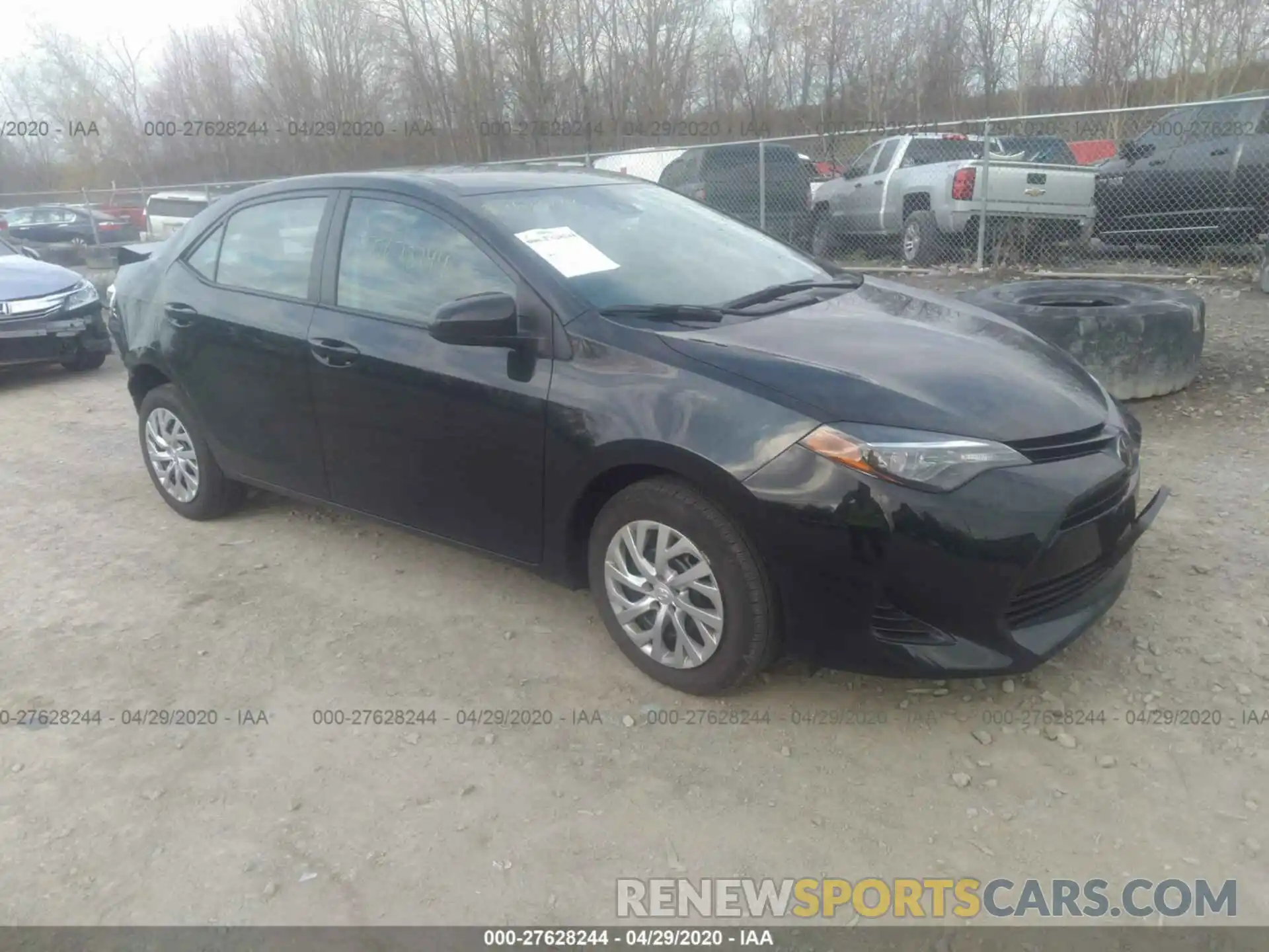 1 Photograph of a damaged car 2T1BURHE3KC222767 TOYOTA COROLLA 2019