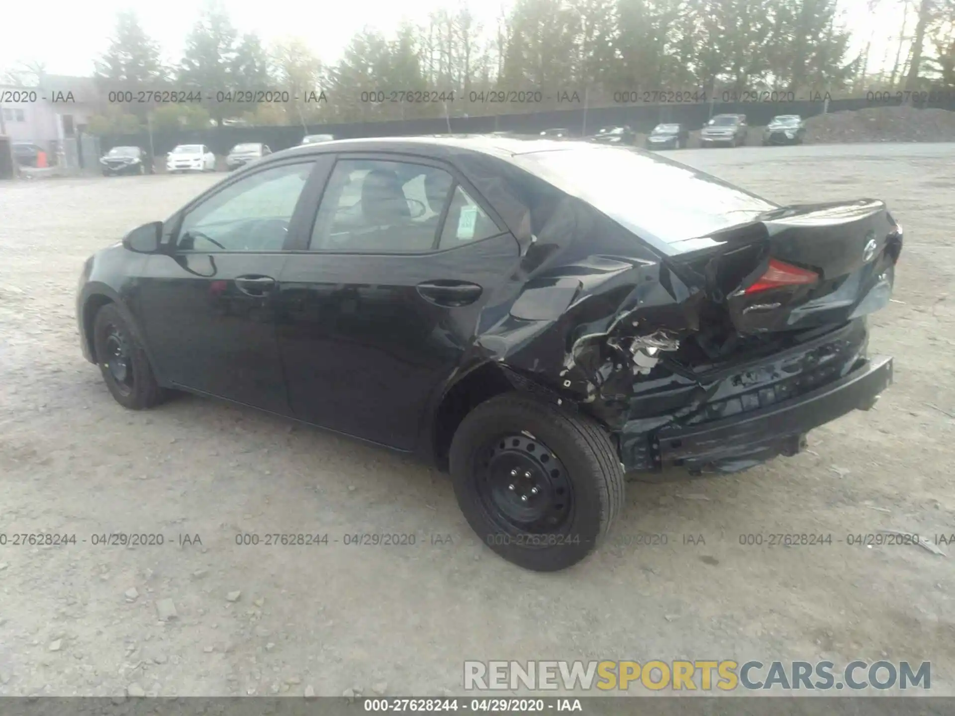 3 Photograph of a damaged car 2T1BURHE3KC222767 TOYOTA COROLLA 2019