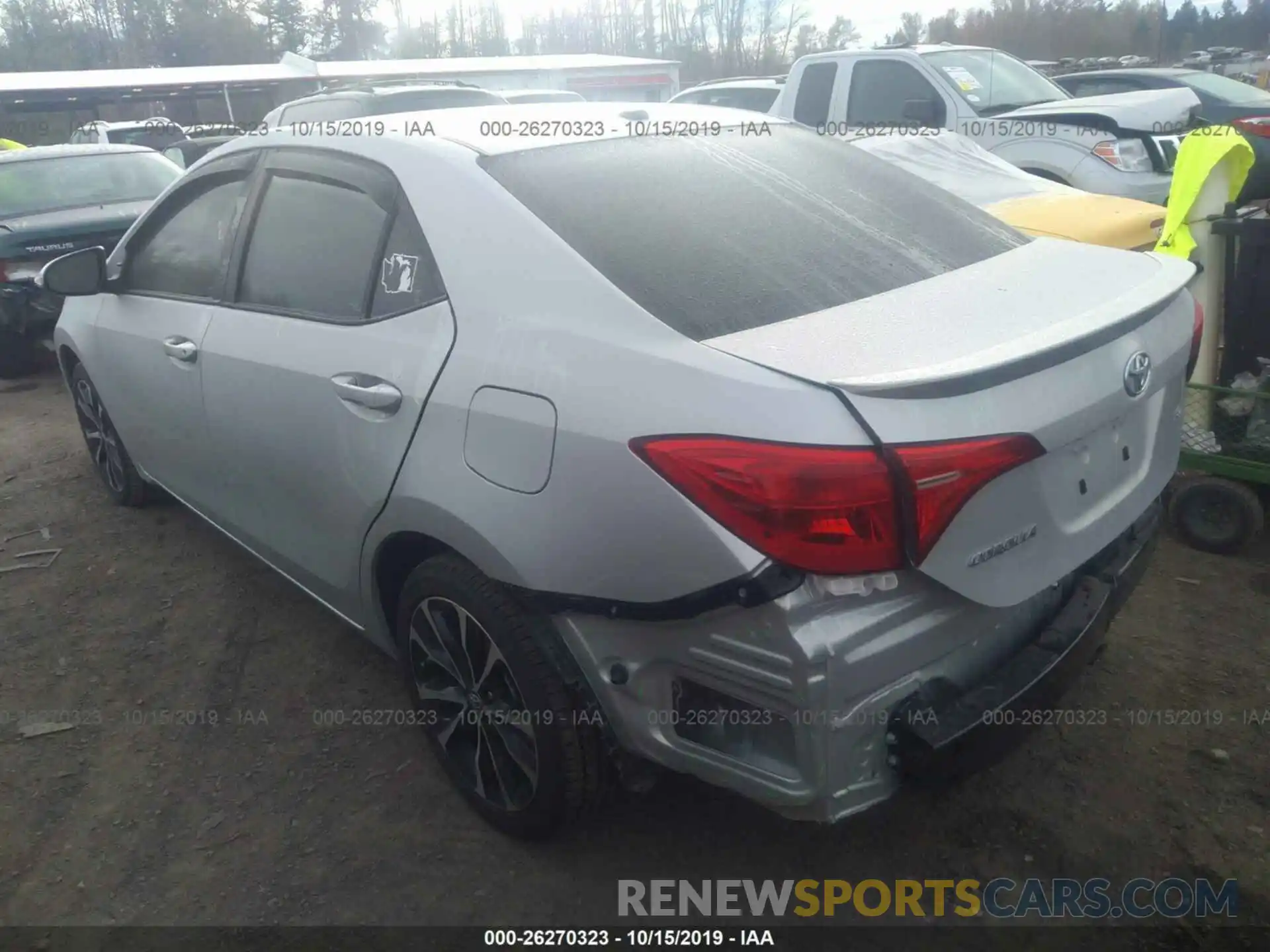 3 Photograph of a damaged car 2T1BURHE3KC222929 TOYOTA COROLLA 2019