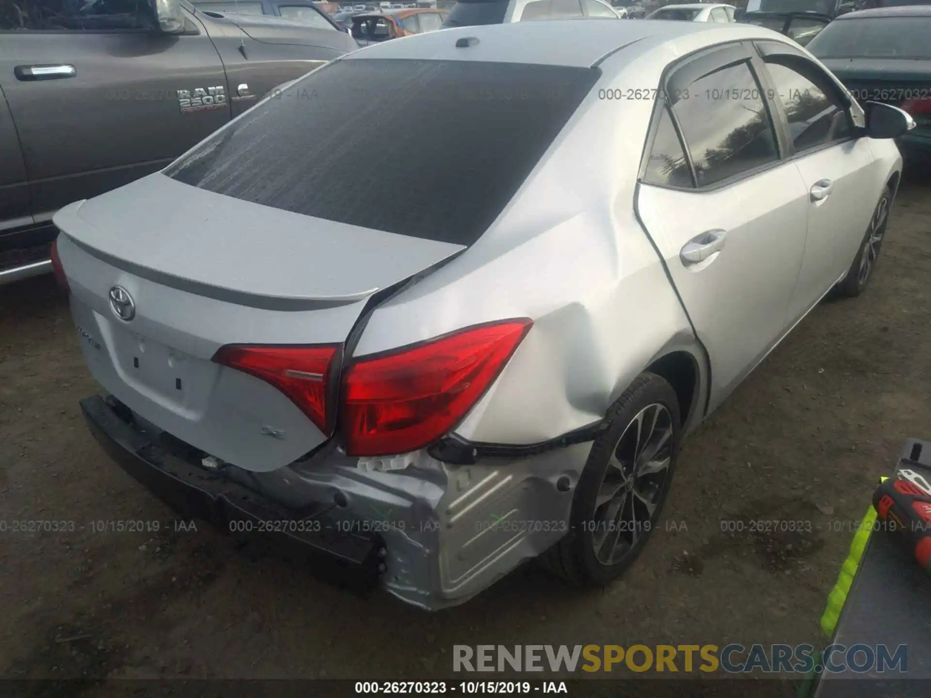 4 Photograph of a damaged car 2T1BURHE3KC222929 TOYOTA COROLLA 2019