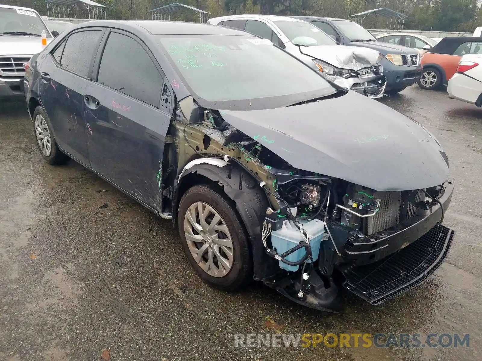 1 Photograph of a damaged car 2T1BURHE3KC223000 TOYOTA COROLLA 2019