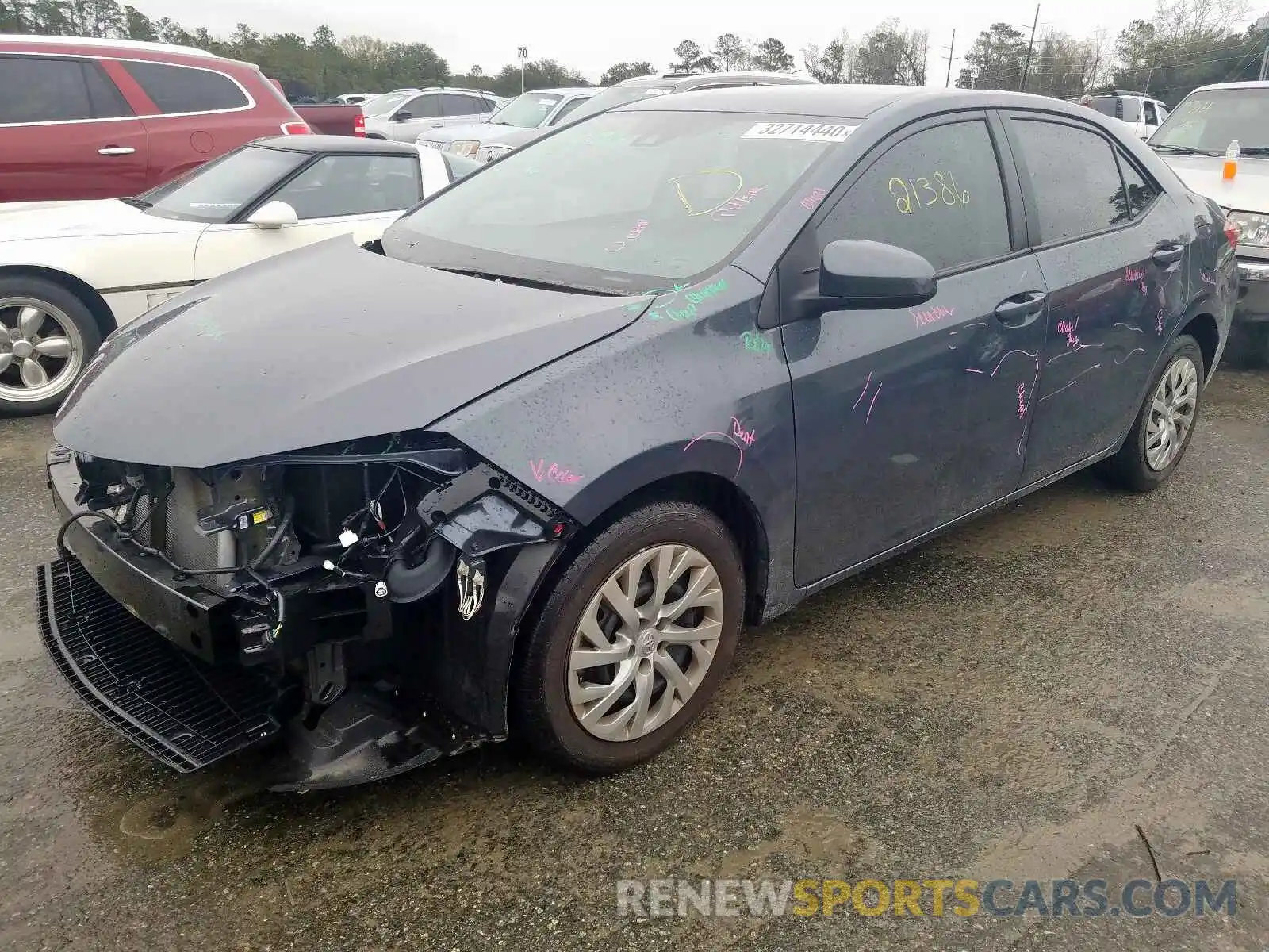 2 Photograph of a damaged car 2T1BURHE3KC223000 TOYOTA COROLLA 2019