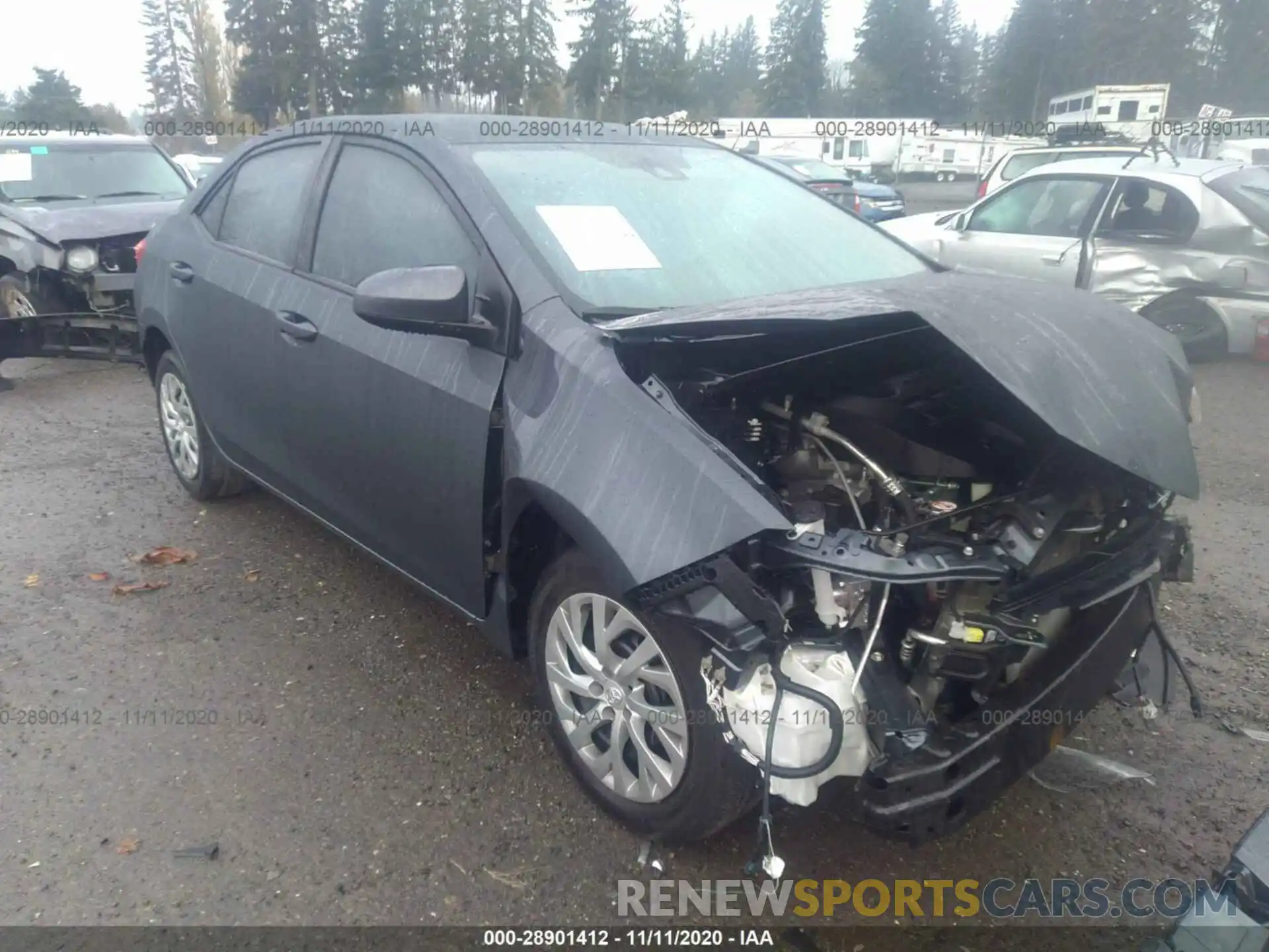 1 Photograph of a damaged car 2T1BURHE3KC223580 TOYOTA COROLLA 2019