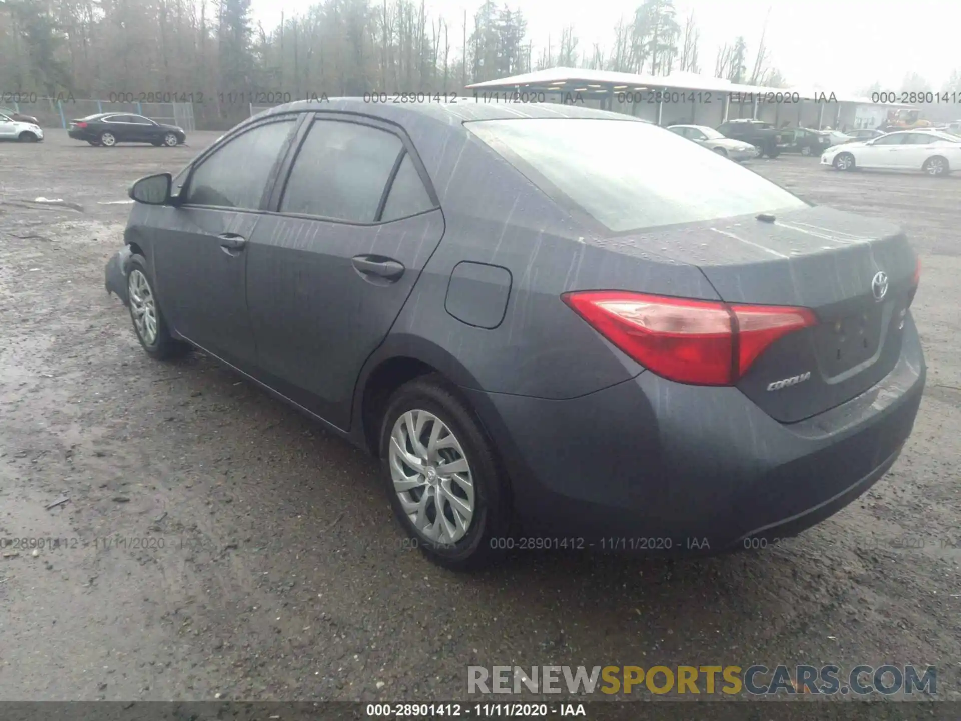 3 Photograph of a damaged car 2T1BURHE3KC223580 TOYOTA COROLLA 2019