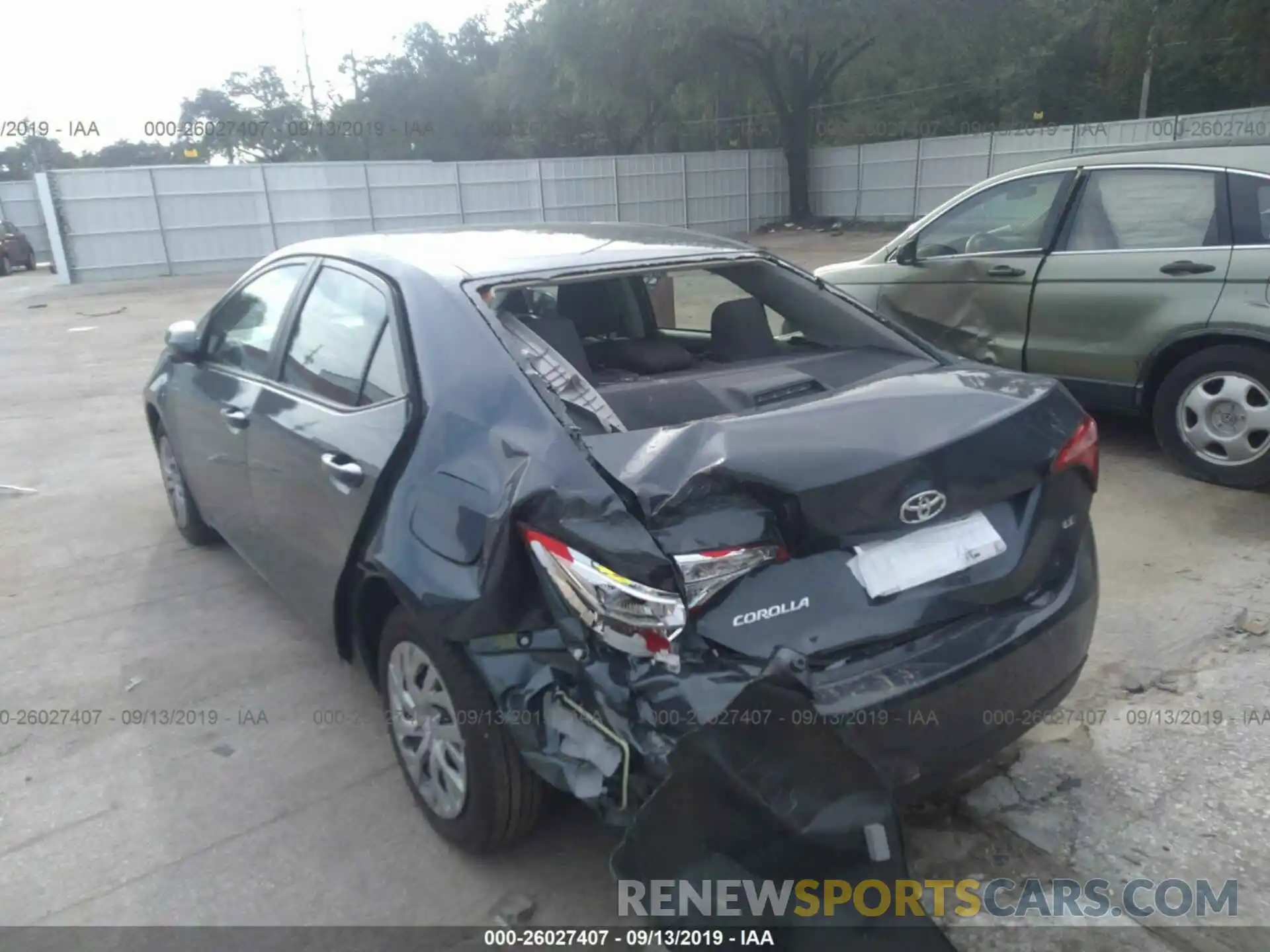 6 Photograph of a damaged car 2T1BURHE3KC223627 TOYOTA COROLLA 2019