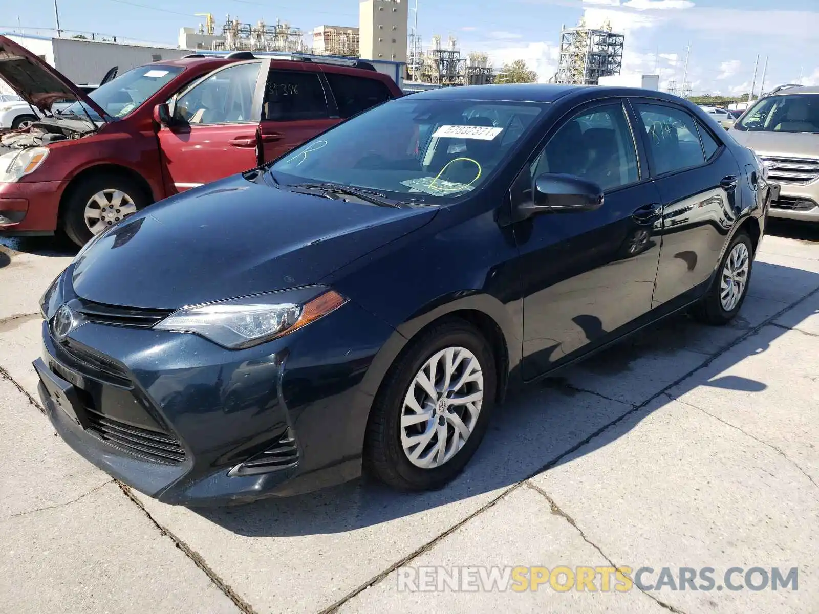 2 Photograph of a damaged car 2T1BURHE3KC223966 TOYOTA COROLLA 2019