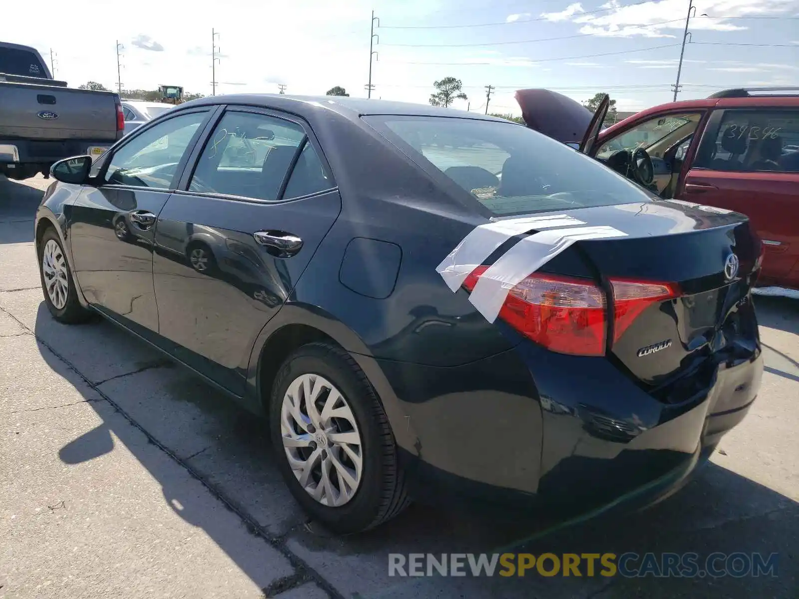 3 Photograph of a damaged car 2T1BURHE3KC223966 TOYOTA COROLLA 2019