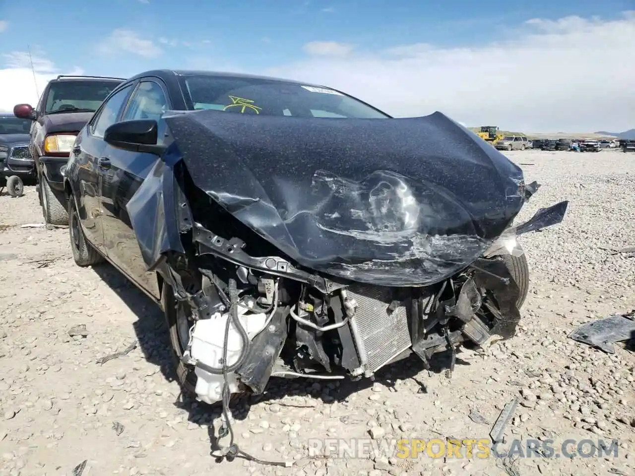 1 Photograph of a damaged car 2T1BURHE3KC224521 TOYOTA COROLLA 2019