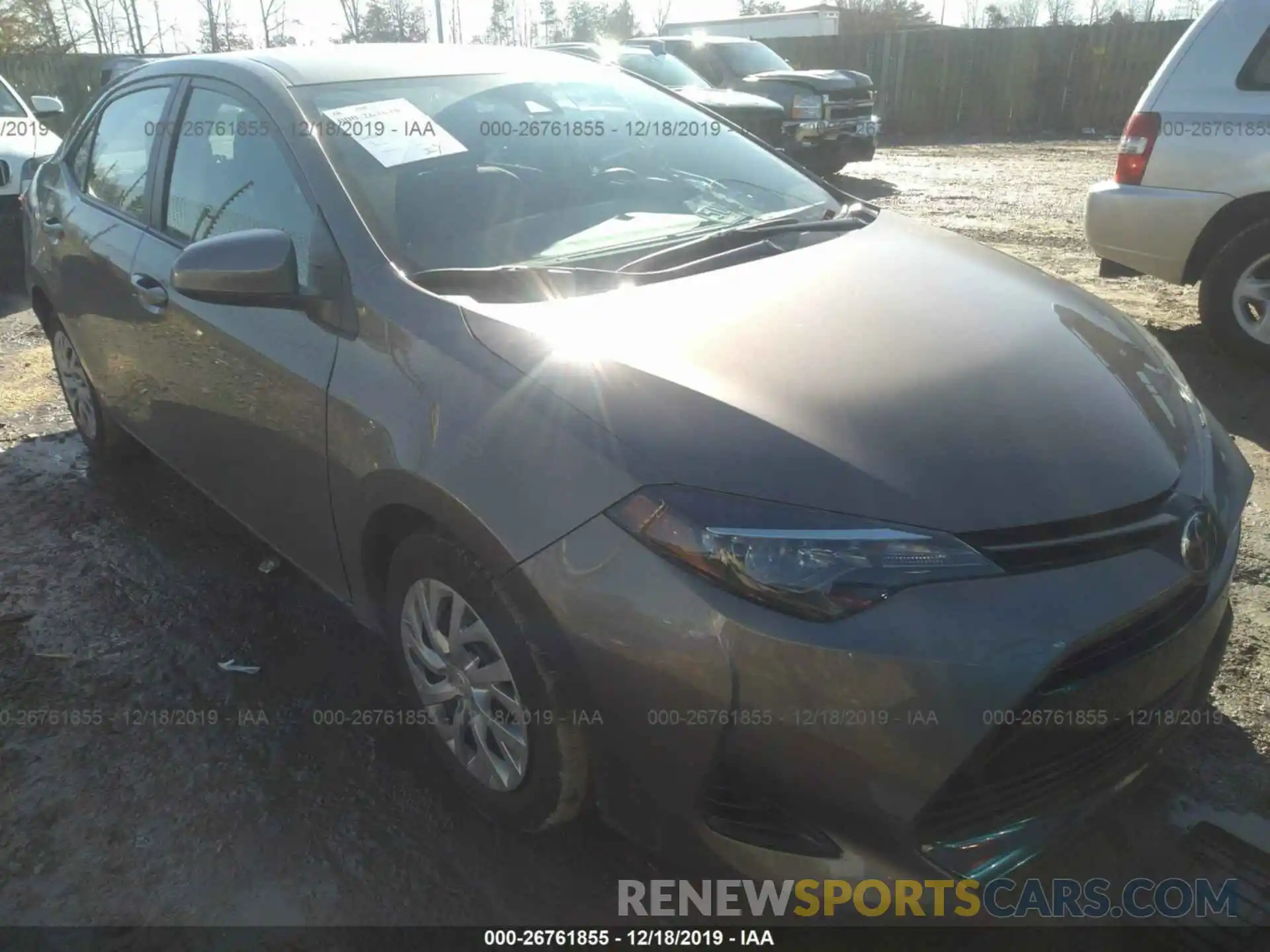 1 Photograph of a damaged car 2T1BURHE3KC224826 TOYOTA COROLLA 2019