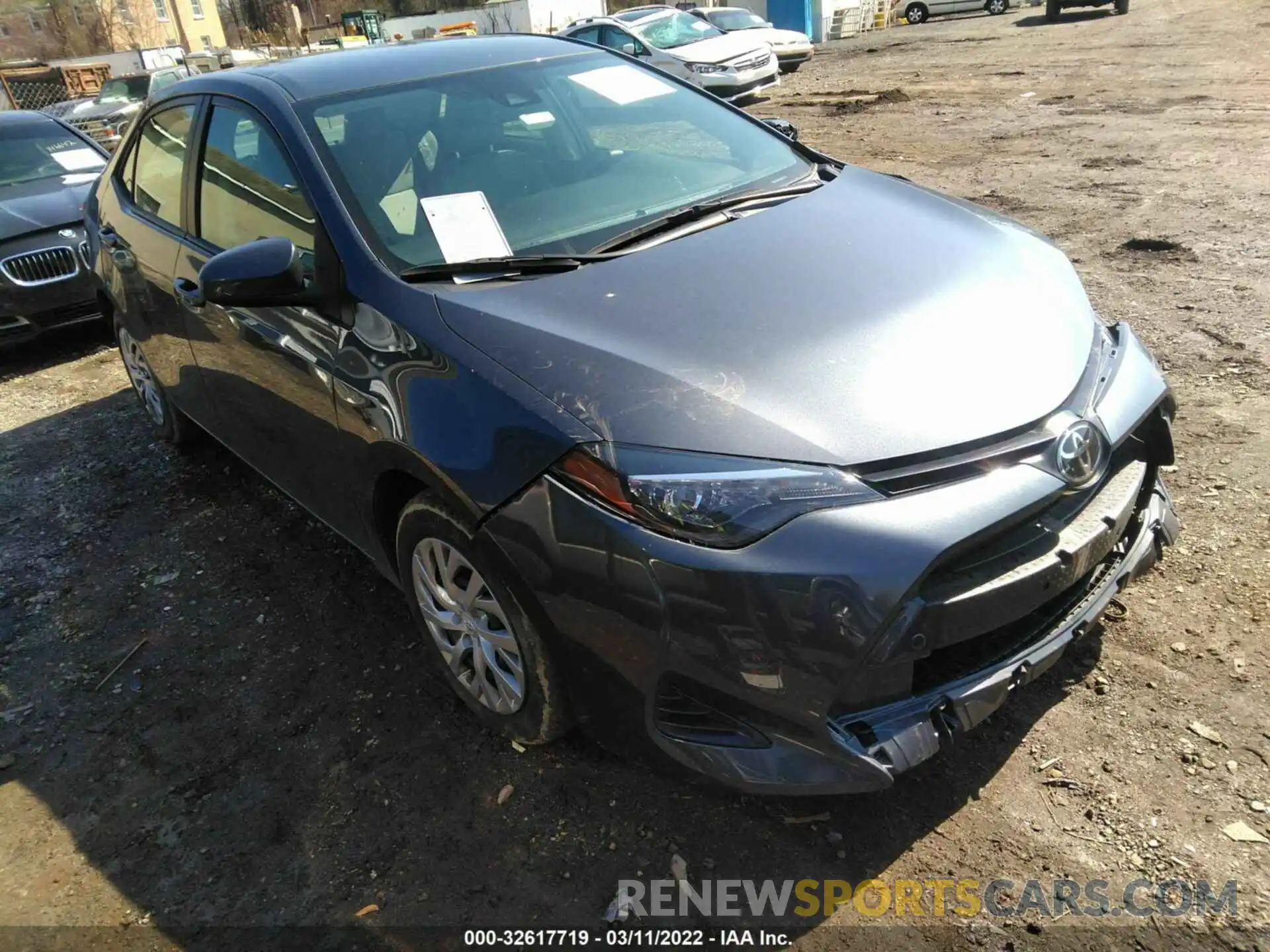 1 Photograph of a damaged car 2T1BURHE3KC224955 TOYOTA COROLLA 2019