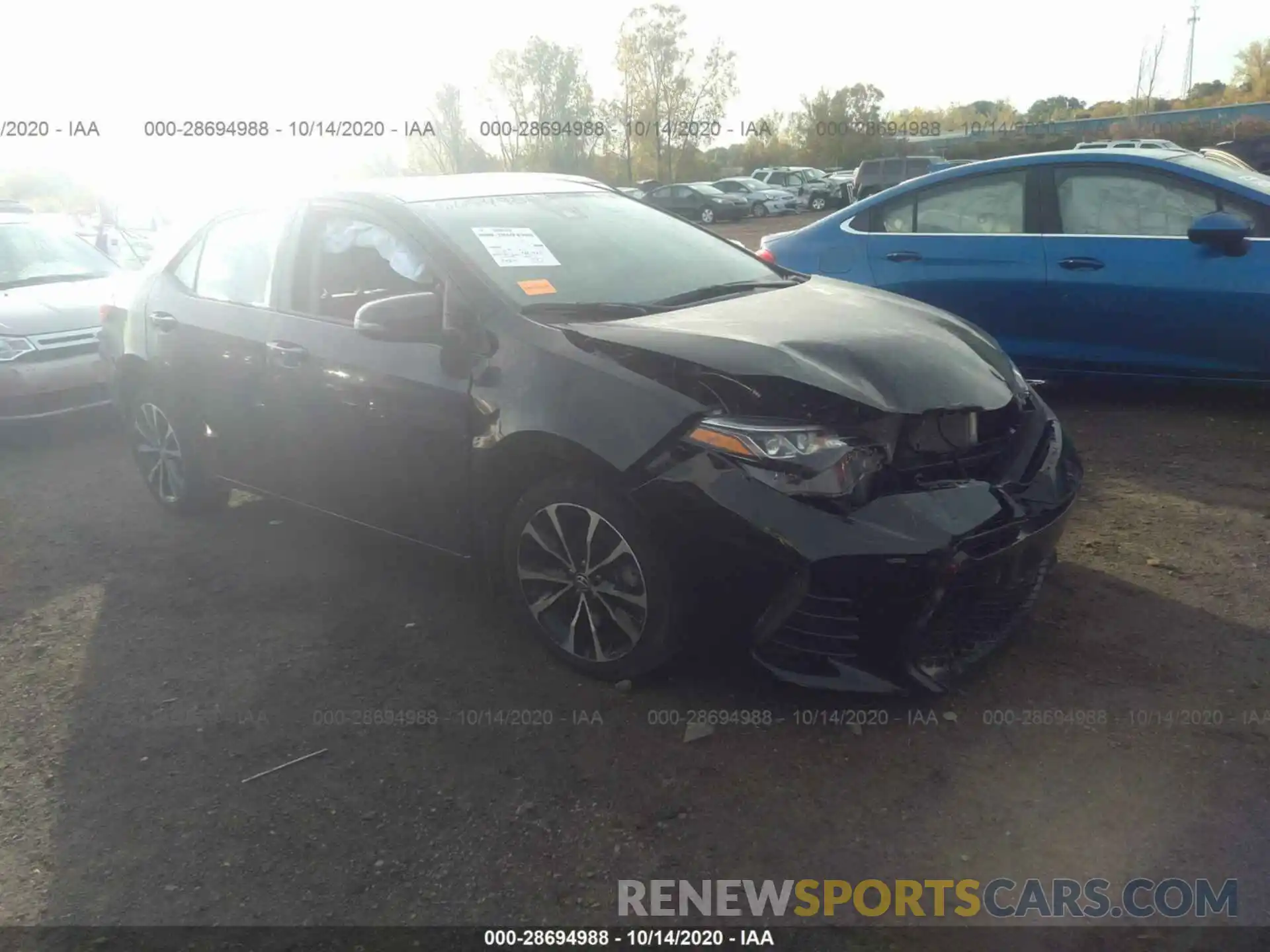 1 Photograph of a damaged car 2T1BURHE3KC225104 TOYOTA COROLLA 2019