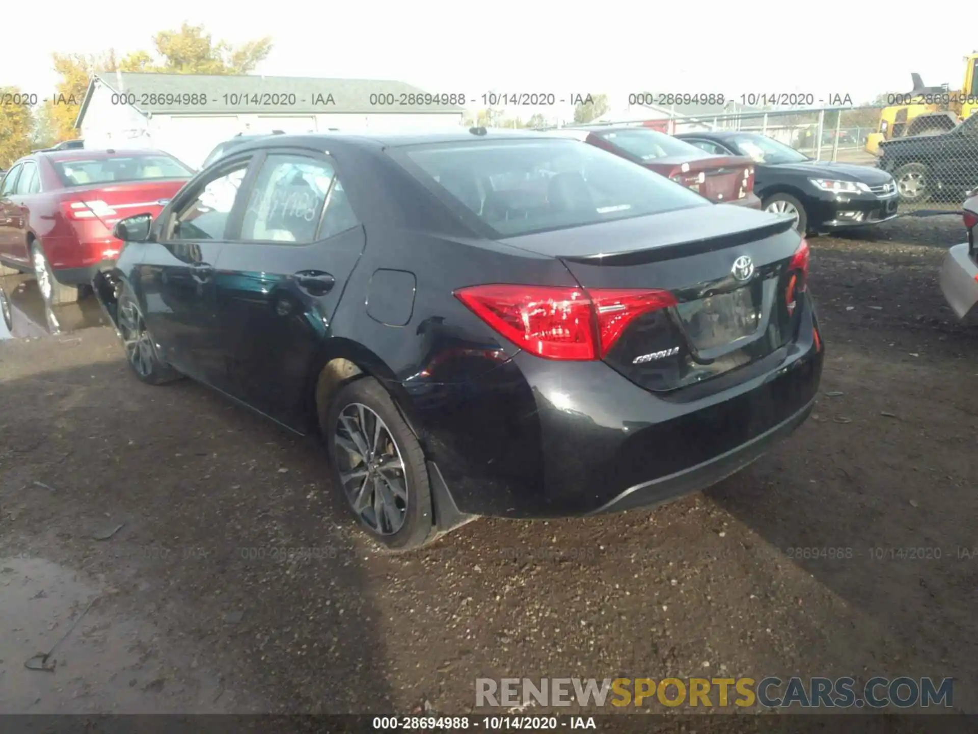 3 Photograph of a damaged car 2T1BURHE3KC225104 TOYOTA COROLLA 2019