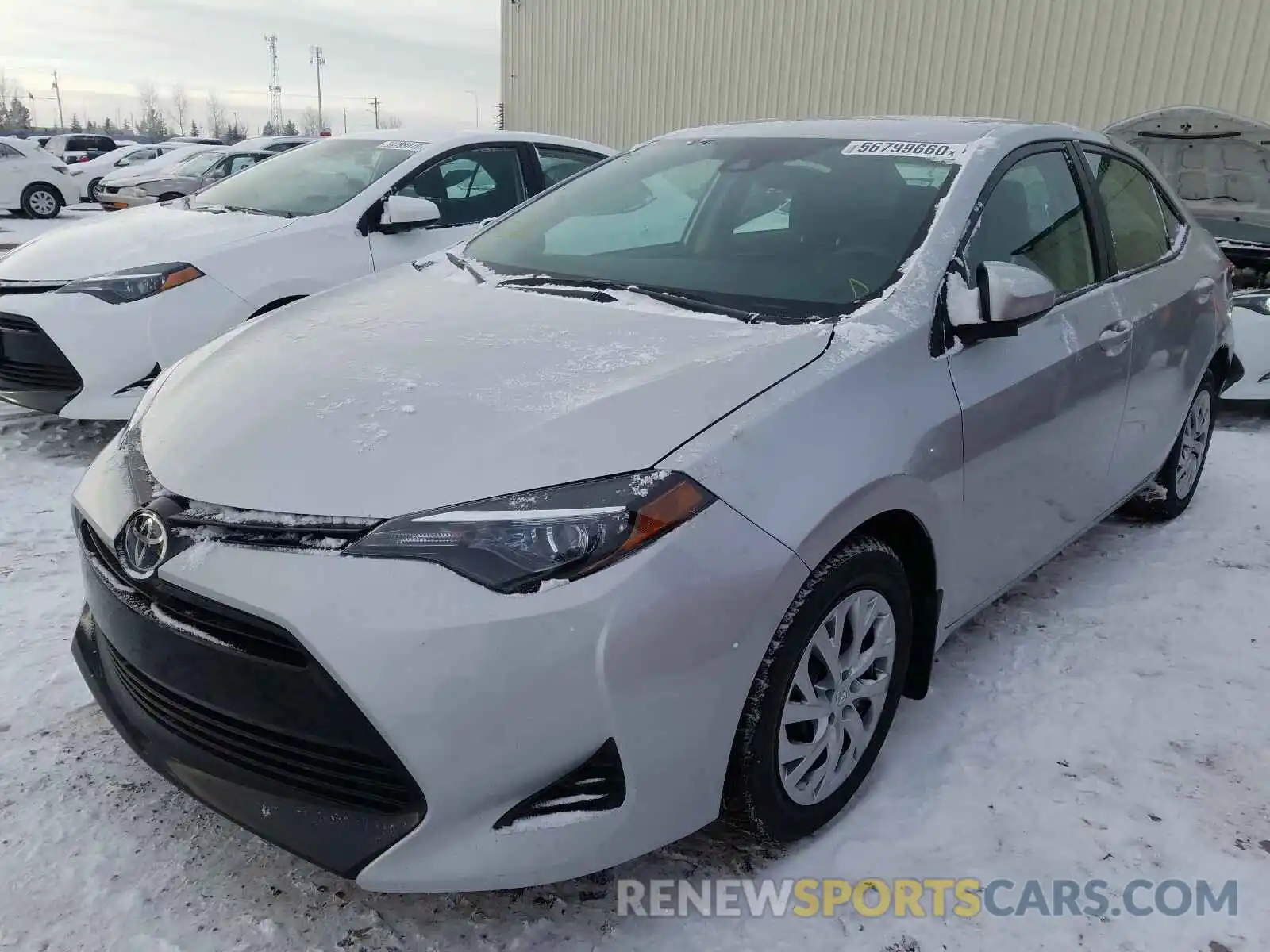 2 Photograph of a damaged car 2T1BURHE3KC225166 TOYOTA COROLLA 2019