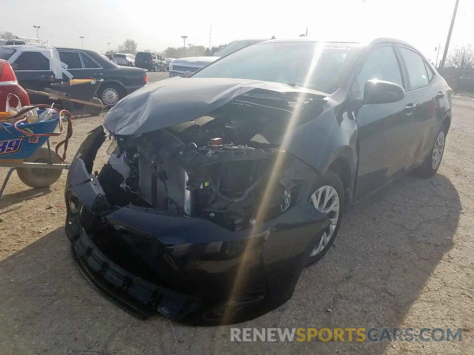 2 Photograph of a damaged car 2T1BURHE3KC225202 TOYOTA COROLLA 2019