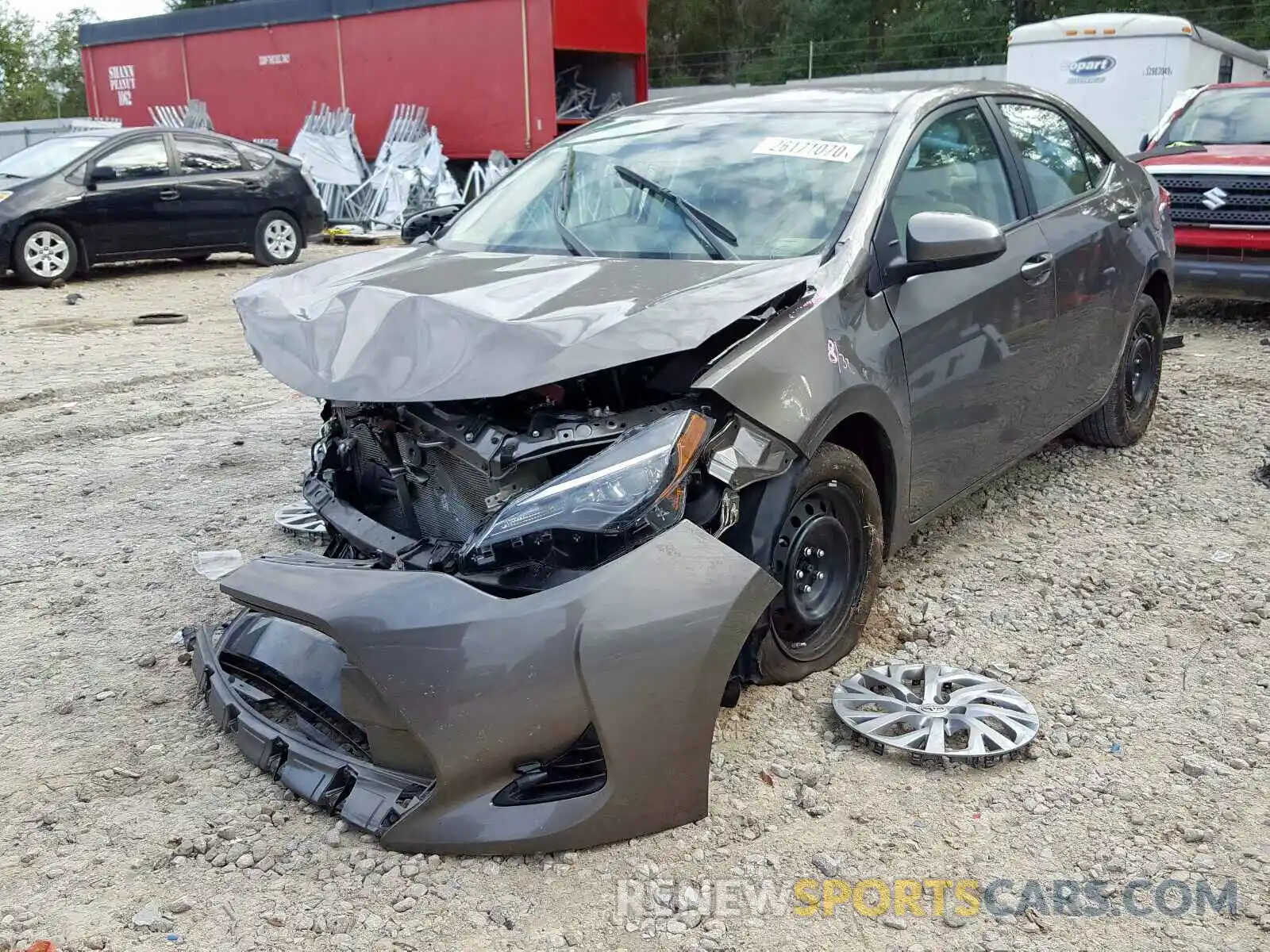 2 Photograph of a damaged car 2T1BURHE3KC225569 TOYOTA COROLLA 2019