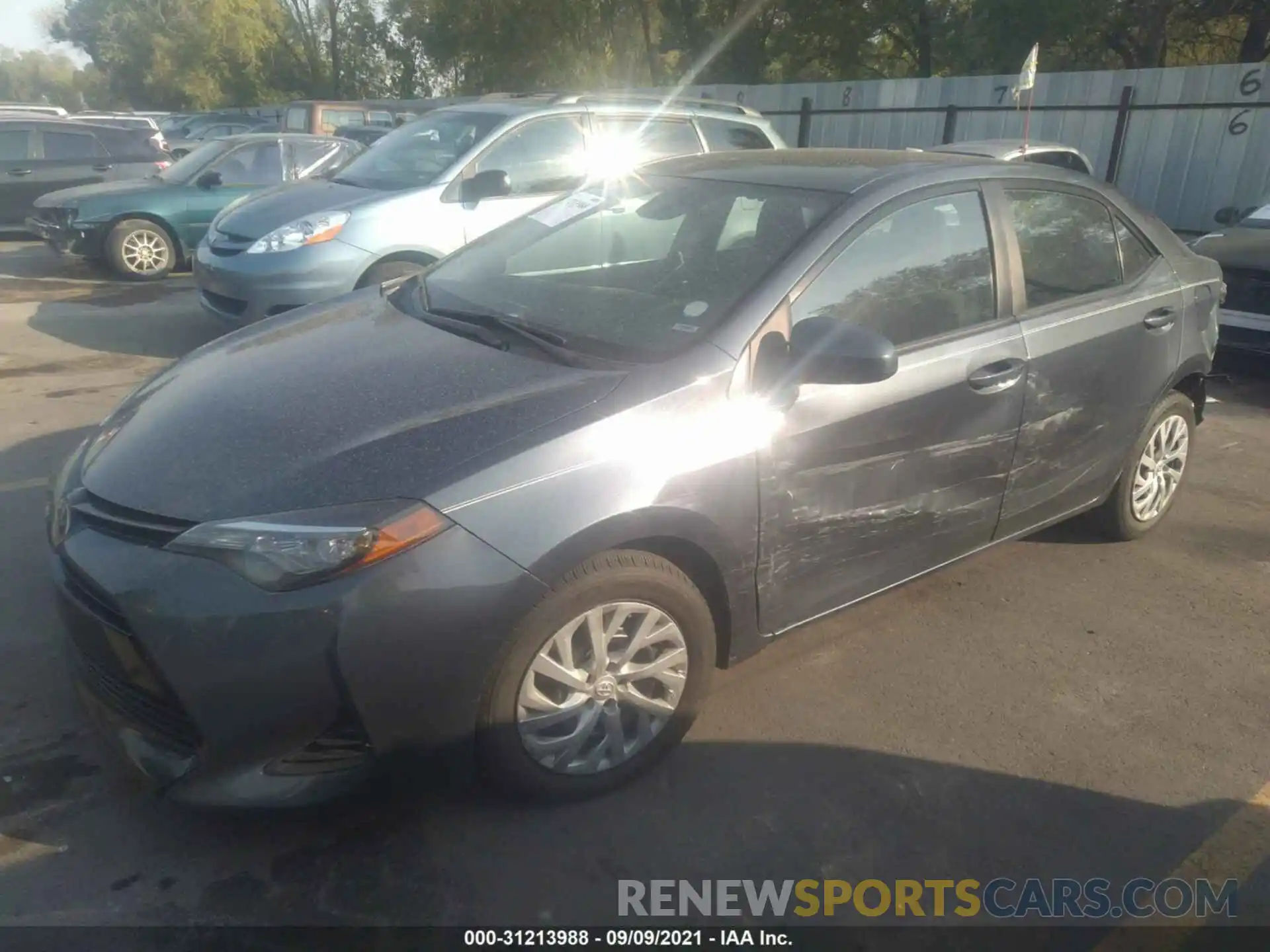 2 Photograph of a damaged car 2T1BURHE3KC225832 TOYOTA COROLLA 2019