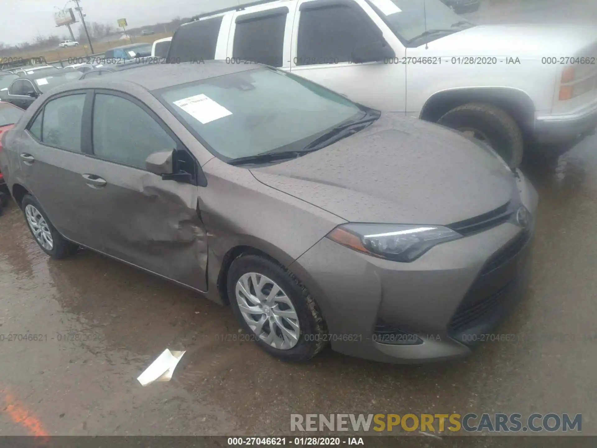 1 Photograph of a damaged car 2T1BURHE3KC225913 TOYOTA COROLLA 2019