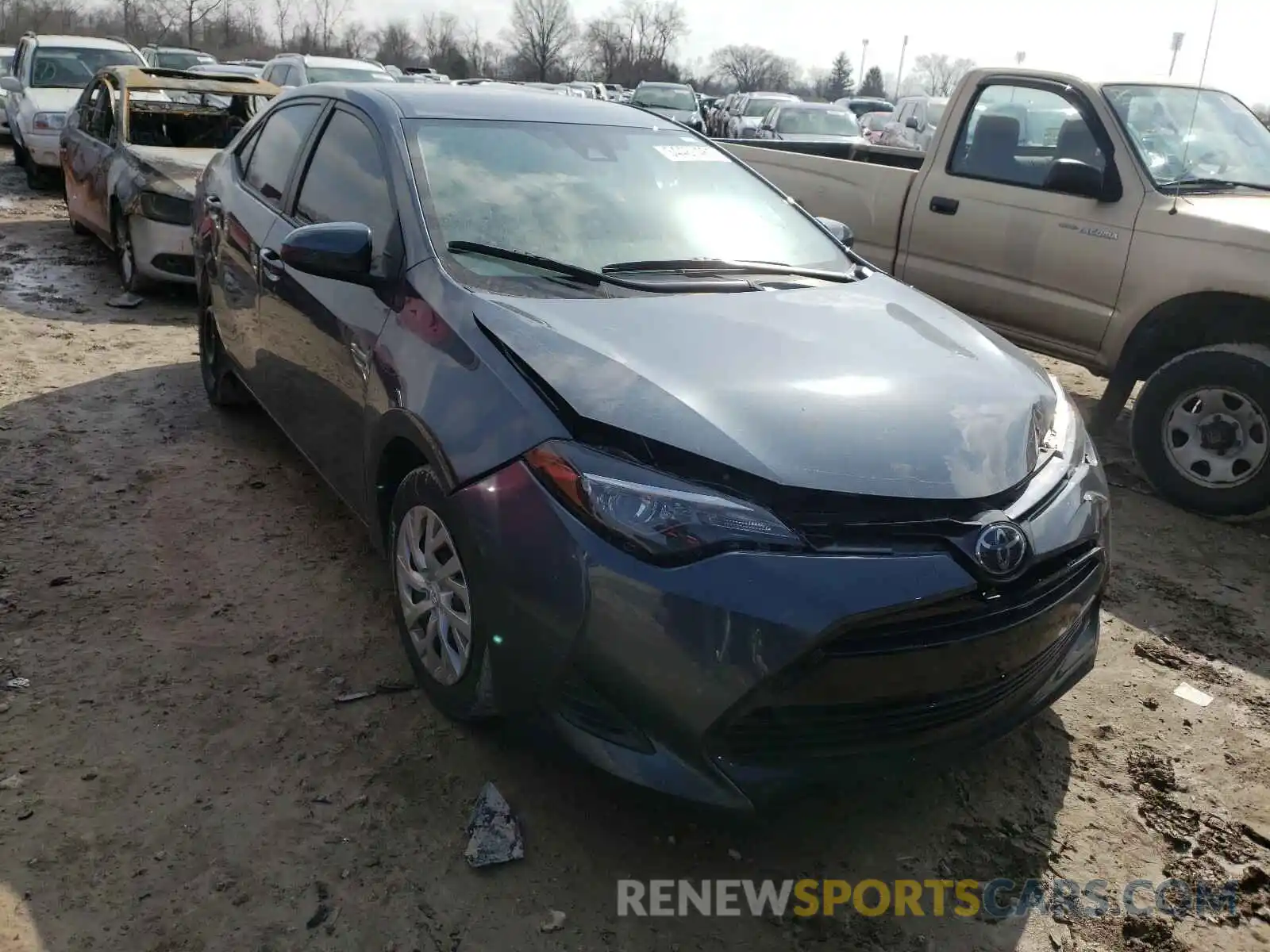 1 Photograph of a damaged car 2T1BURHE3KC225930 TOYOTA COROLLA 2019