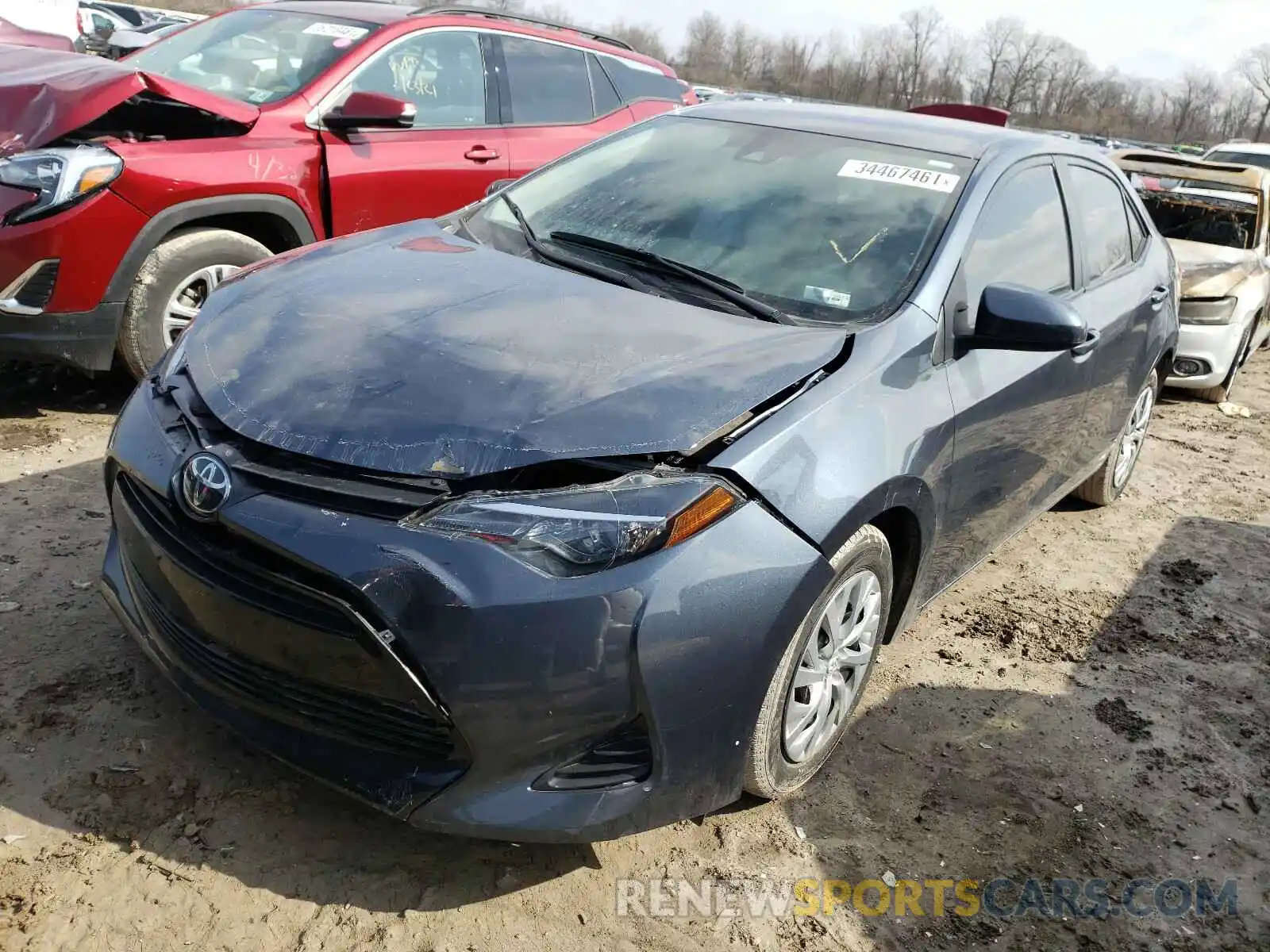 2 Photograph of a damaged car 2T1BURHE3KC225930 TOYOTA COROLLA 2019