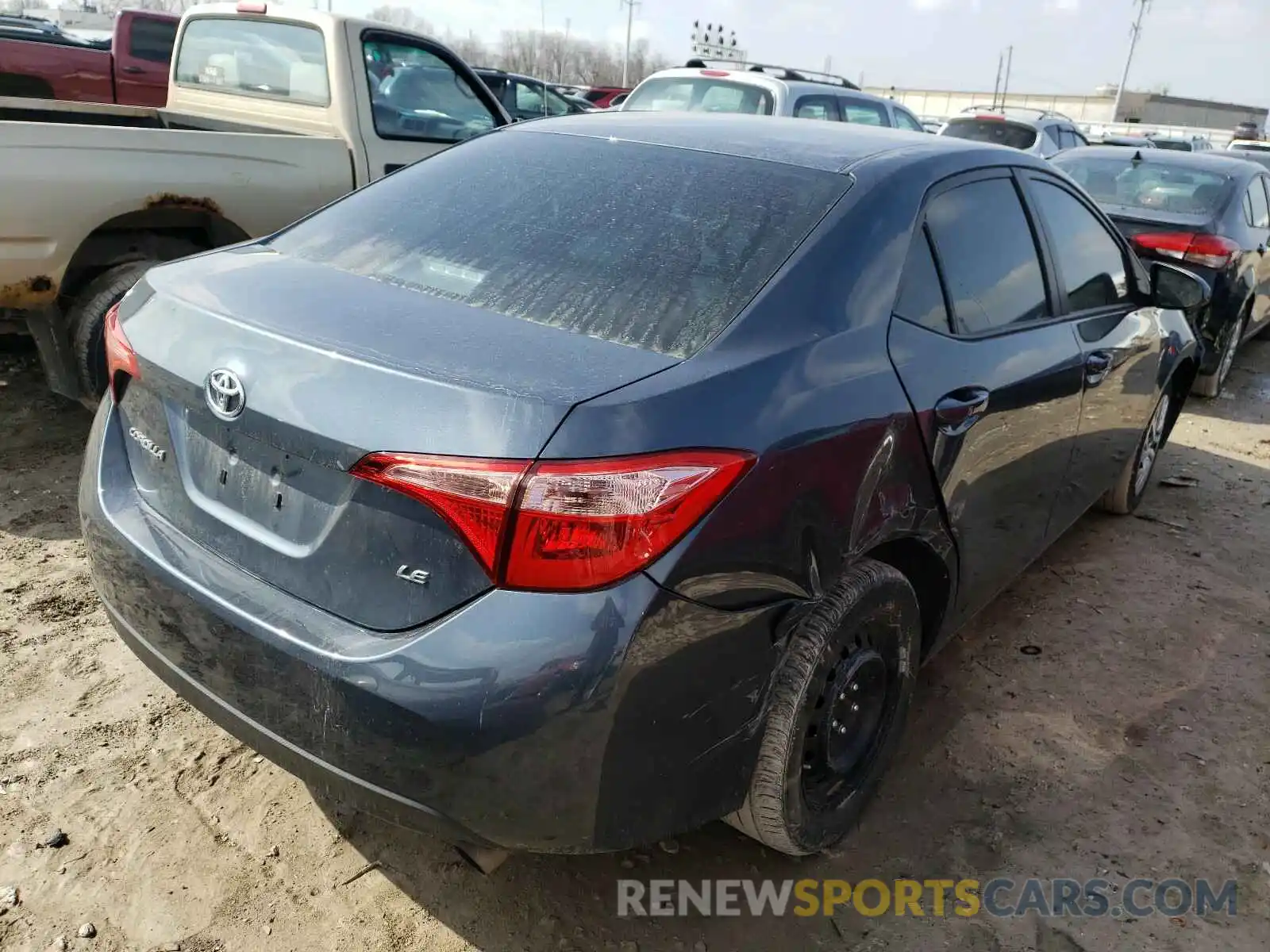 4 Photograph of a damaged car 2T1BURHE3KC225930 TOYOTA COROLLA 2019