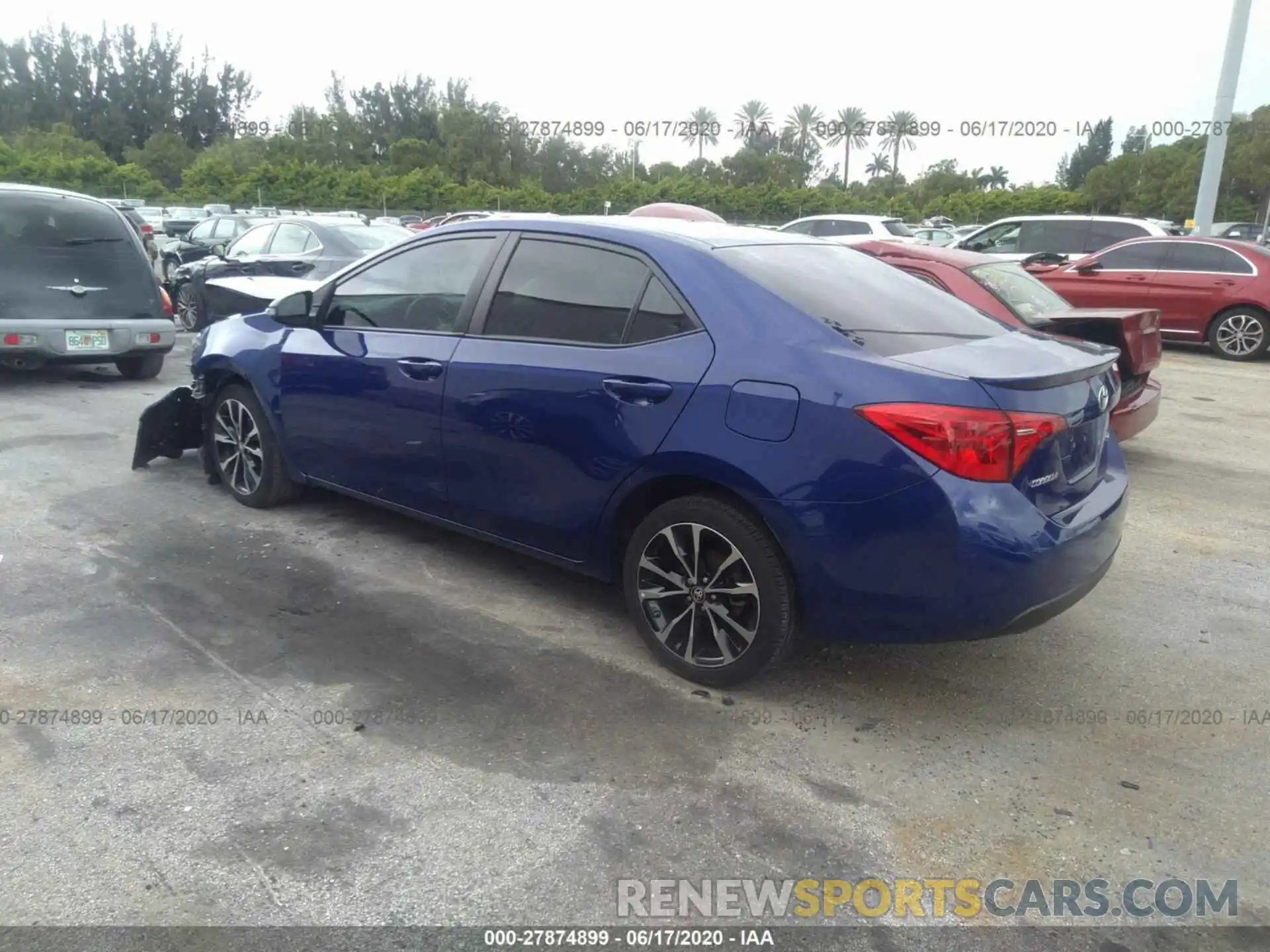 3 Photograph of a damaged car 2T1BURHE3KC226527 TOYOTA COROLLA 2019