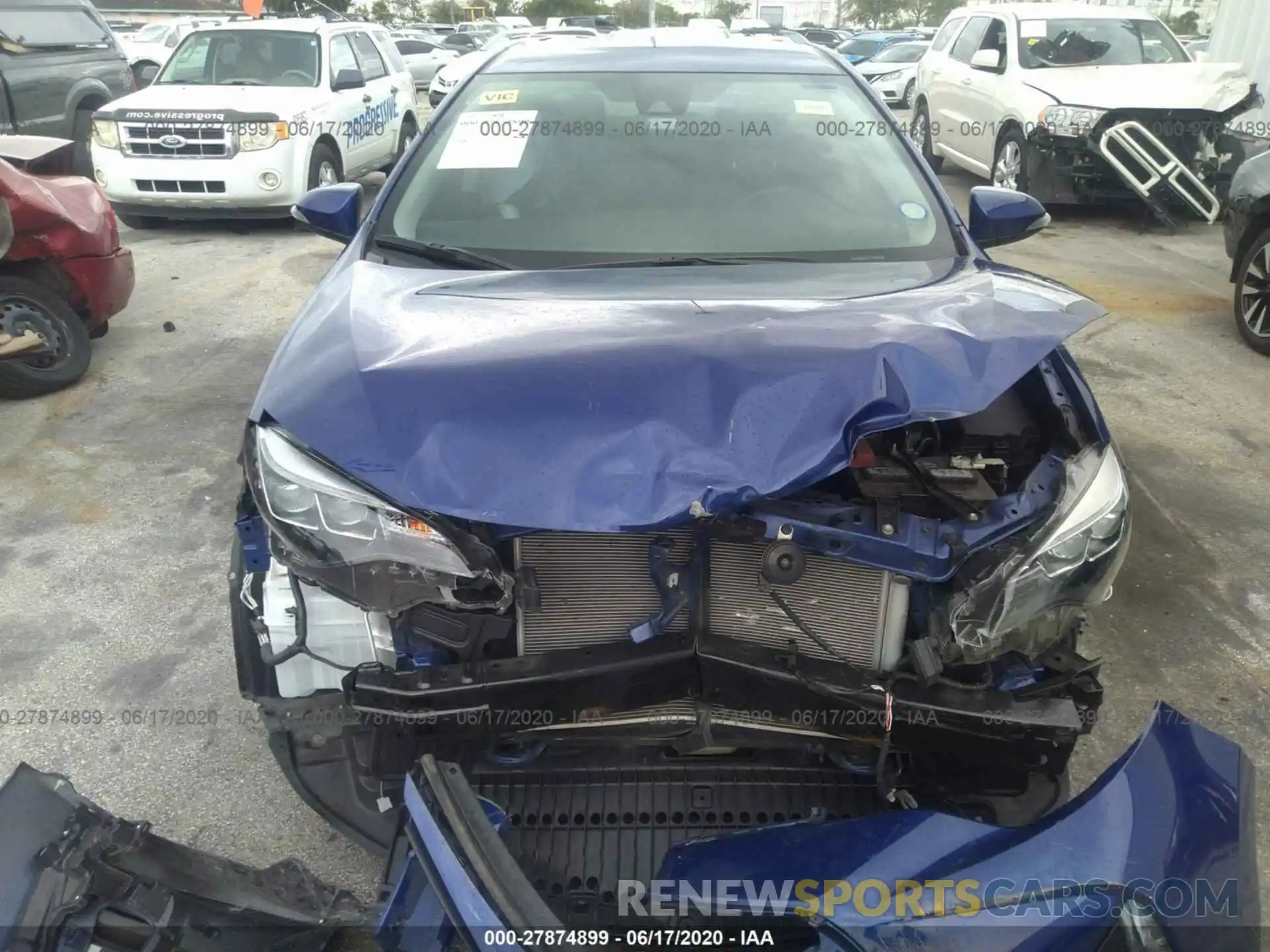 6 Photograph of a damaged car 2T1BURHE3KC226527 TOYOTA COROLLA 2019