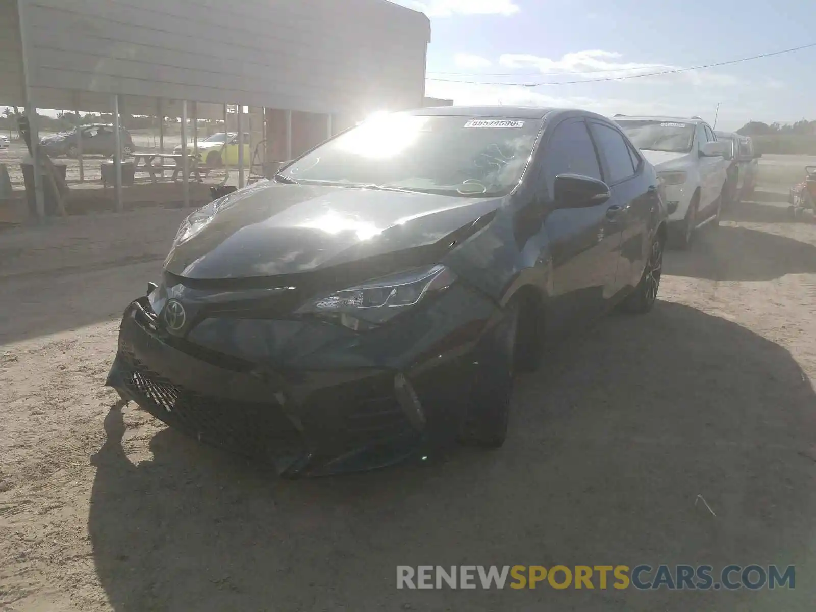 2 Photograph of a damaged car 2T1BURHE3KC226818 TOYOTA COROLLA 2019