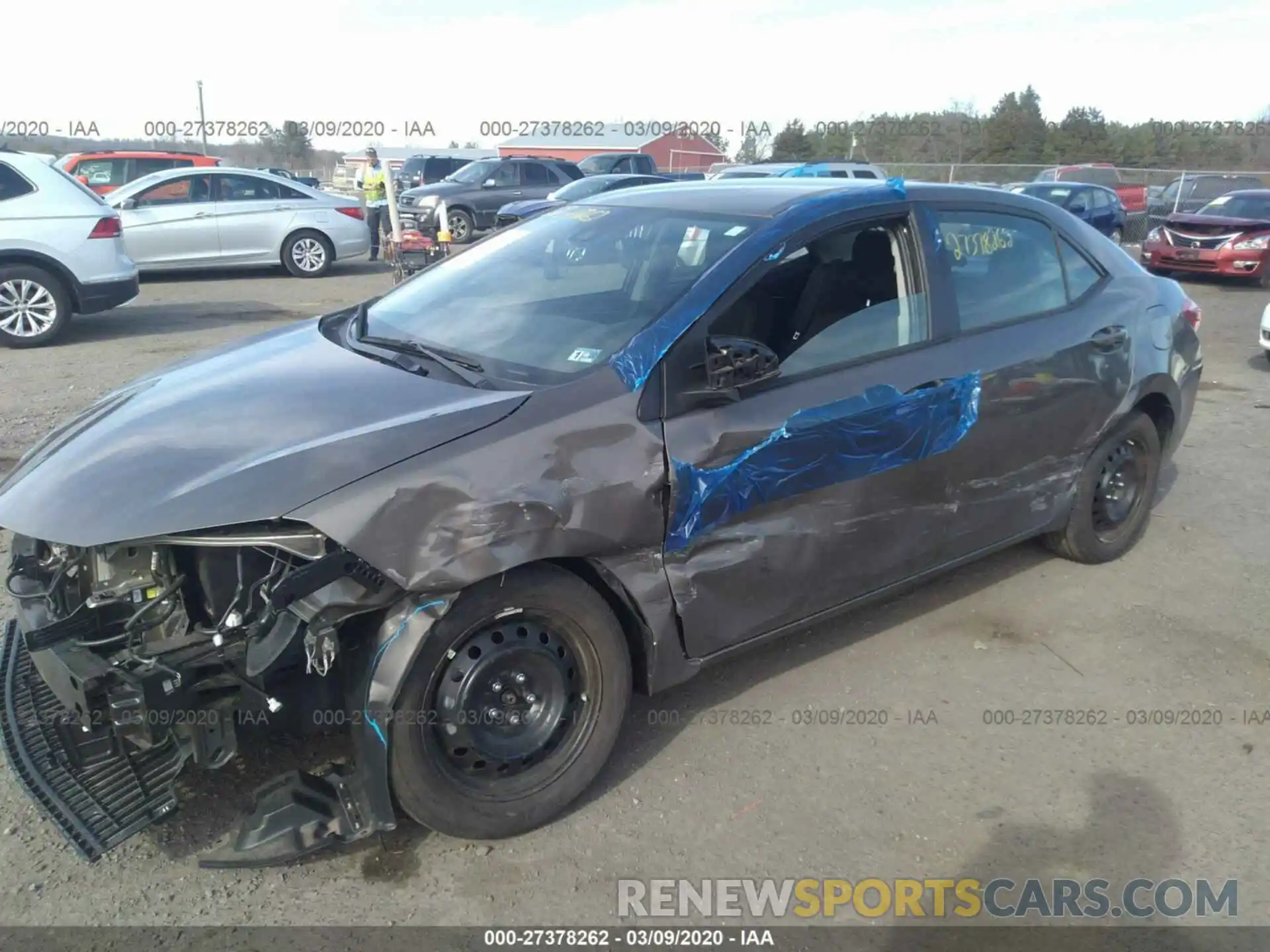 2 Photograph of a damaged car 2T1BURHE3KC227130 TOYOTA COROLLA 2019