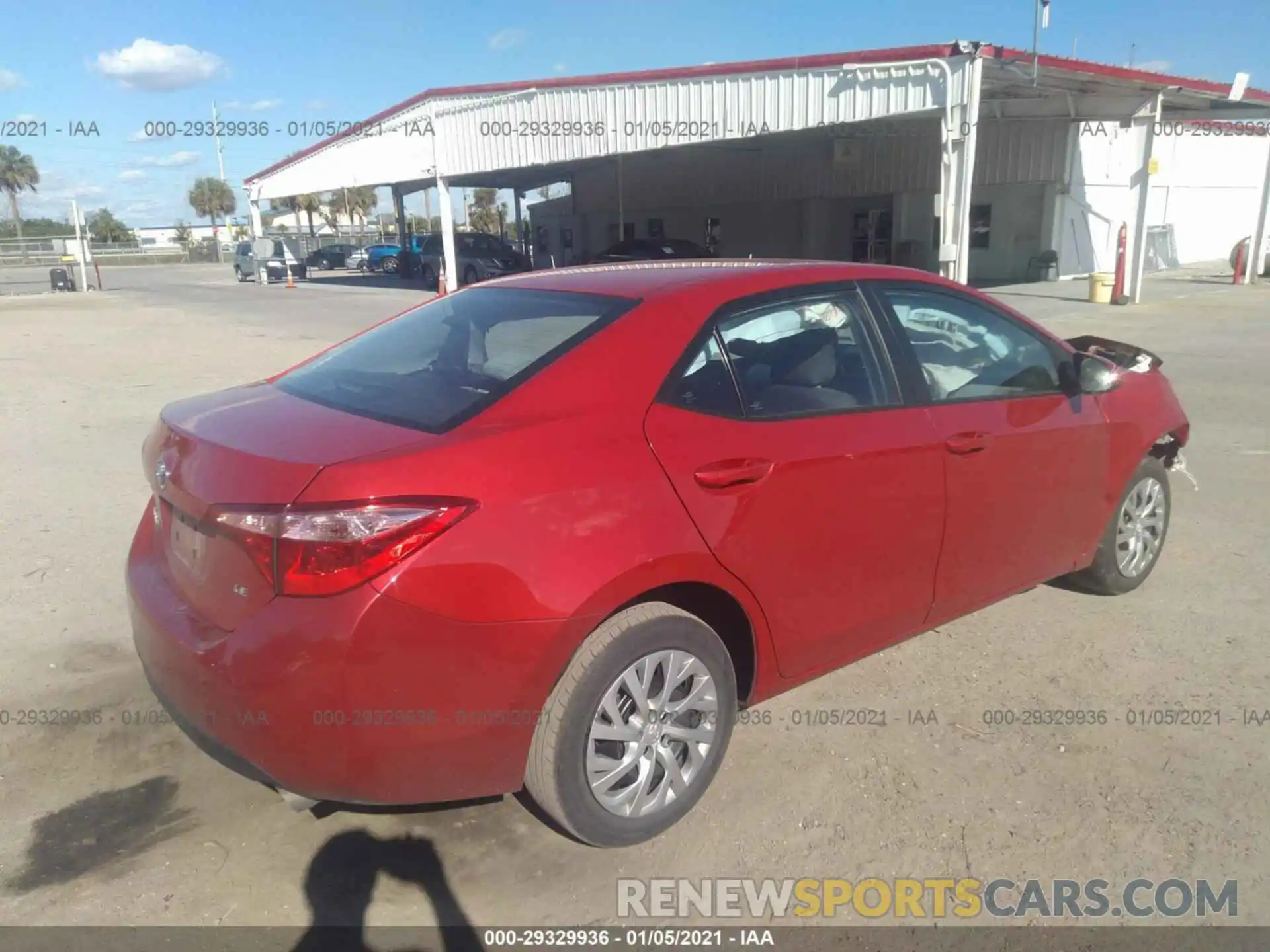 4 Photograph of a damaged car 2T1BURHE3KC227676 TOYOTA COROLLA 2019