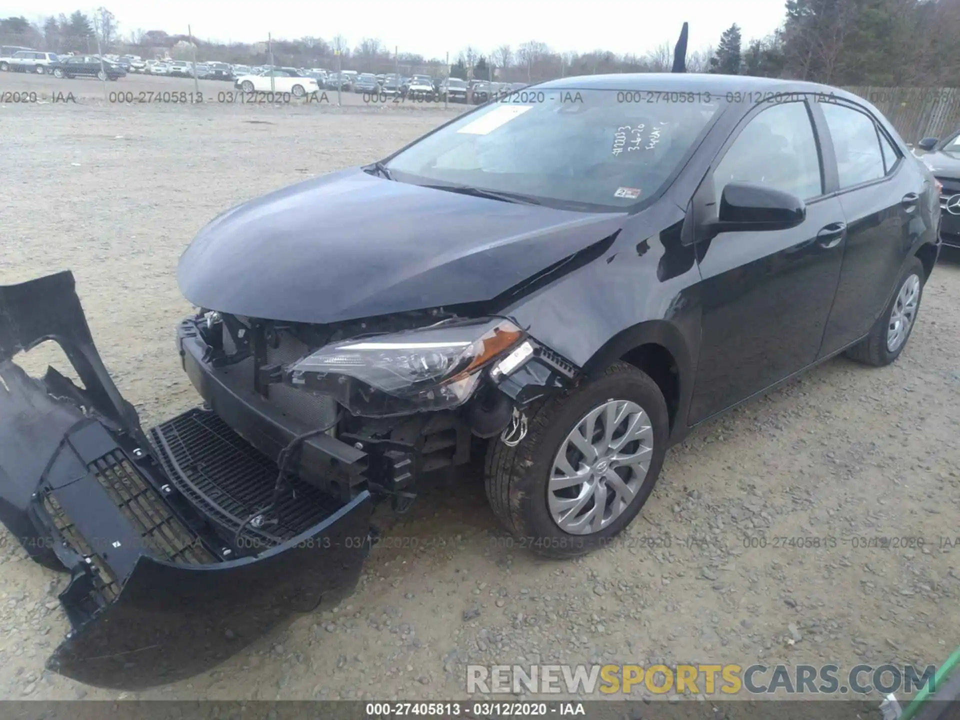 2 Photograph of a damaged car 2T1BURHE3KC227919 TOYOTA COROLLA 2019