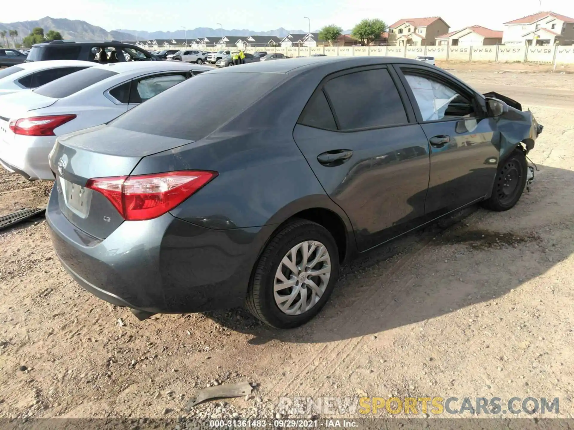 4 Photograph of a damaged car 2T1BURHE3KC228276 TOYOTA COROLLA 2019