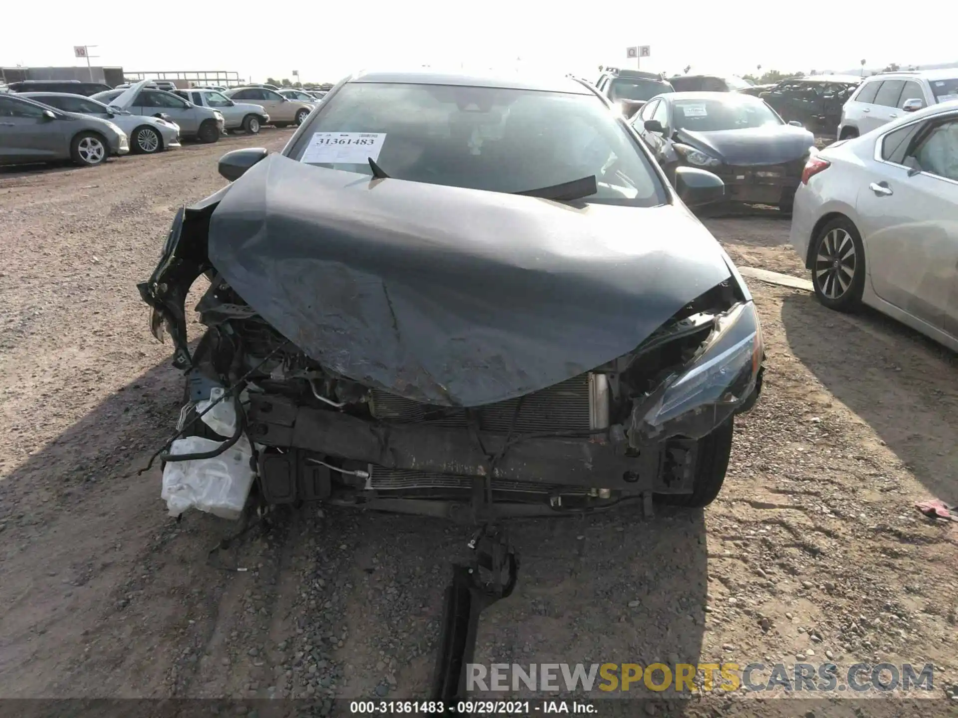 6 Photograph of a damaged car 2T1BURHE3KC228276 TOYOTA COROLLA 2019