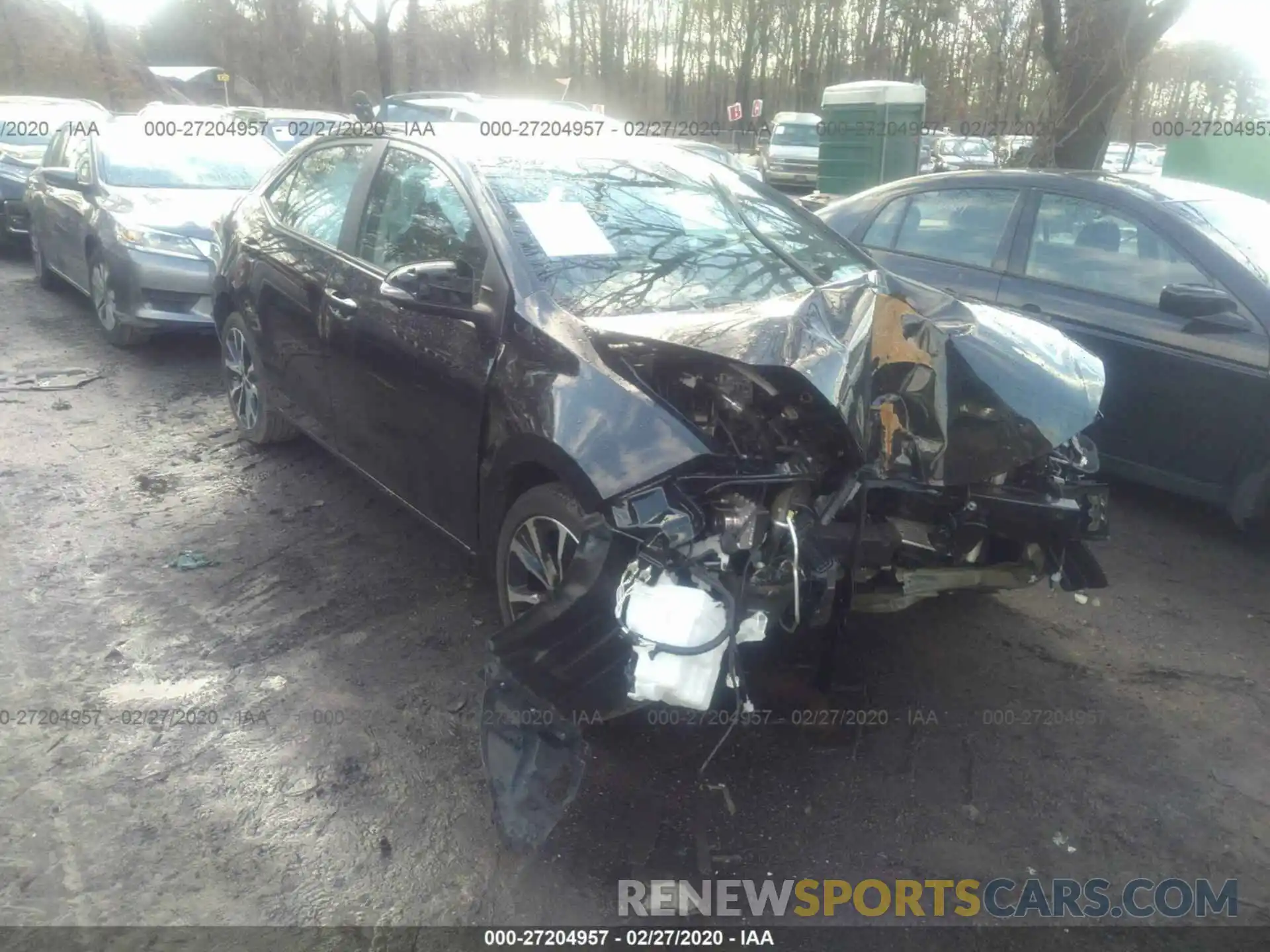 1 Photograph of a damaged car 2T1BURHE3KC228438 TOYOTA COROLLA 2019