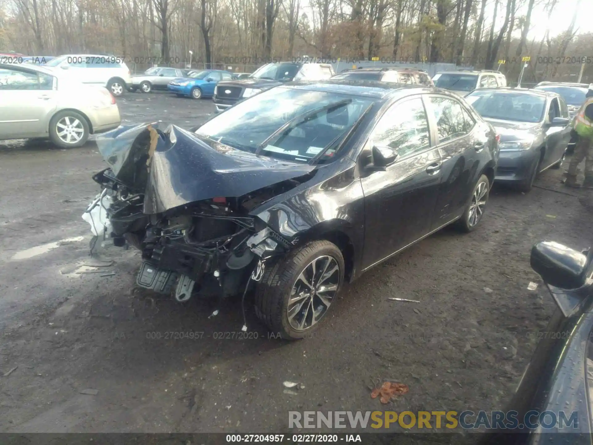 2 Photograph of a damaged car 2T1BURHE3KC228438 TOYOTA COROLLA 2019