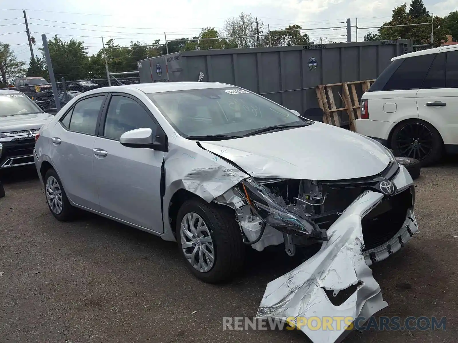 1 Photograph of a damaged car 2T1BURHE3KC228665 TOYOTA COROLLA 2019