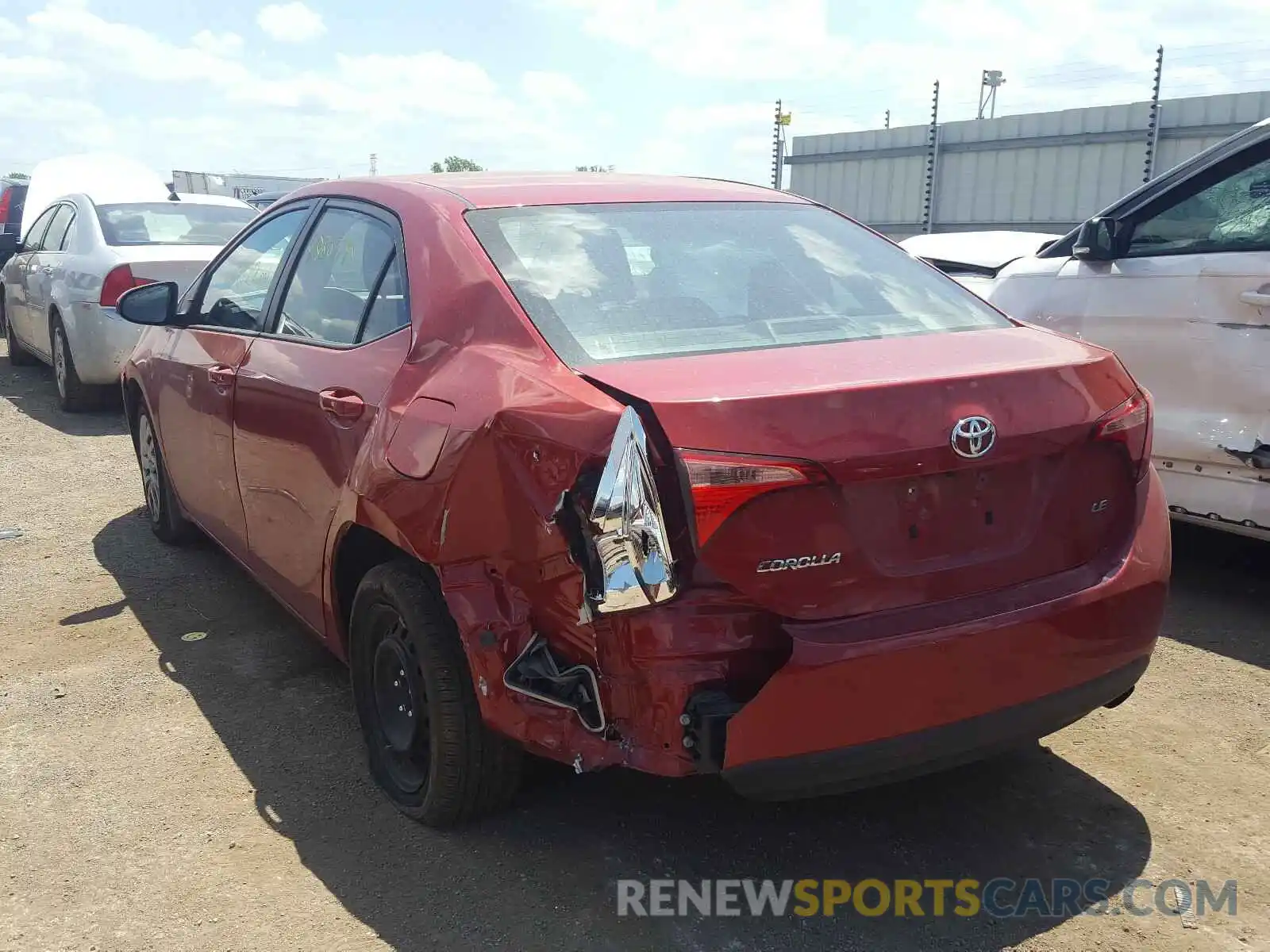 9 Photograph of a damaged car 2T1BURHE3KC228830 TOYOTA COROLLA 2019