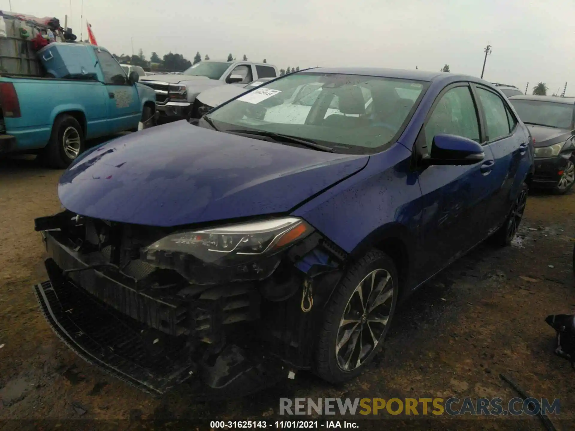 2 Photograph of a damaged car 2T1BURHE3KC228987 TOYOTA COROLLA 2019