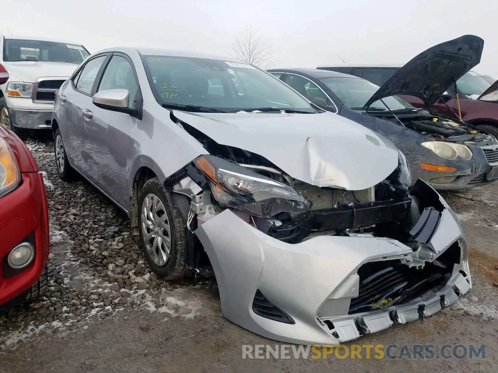 1 Photograph of a damaged car 2T1BURHE3KC229217 TOYOTA COROLLA 2019