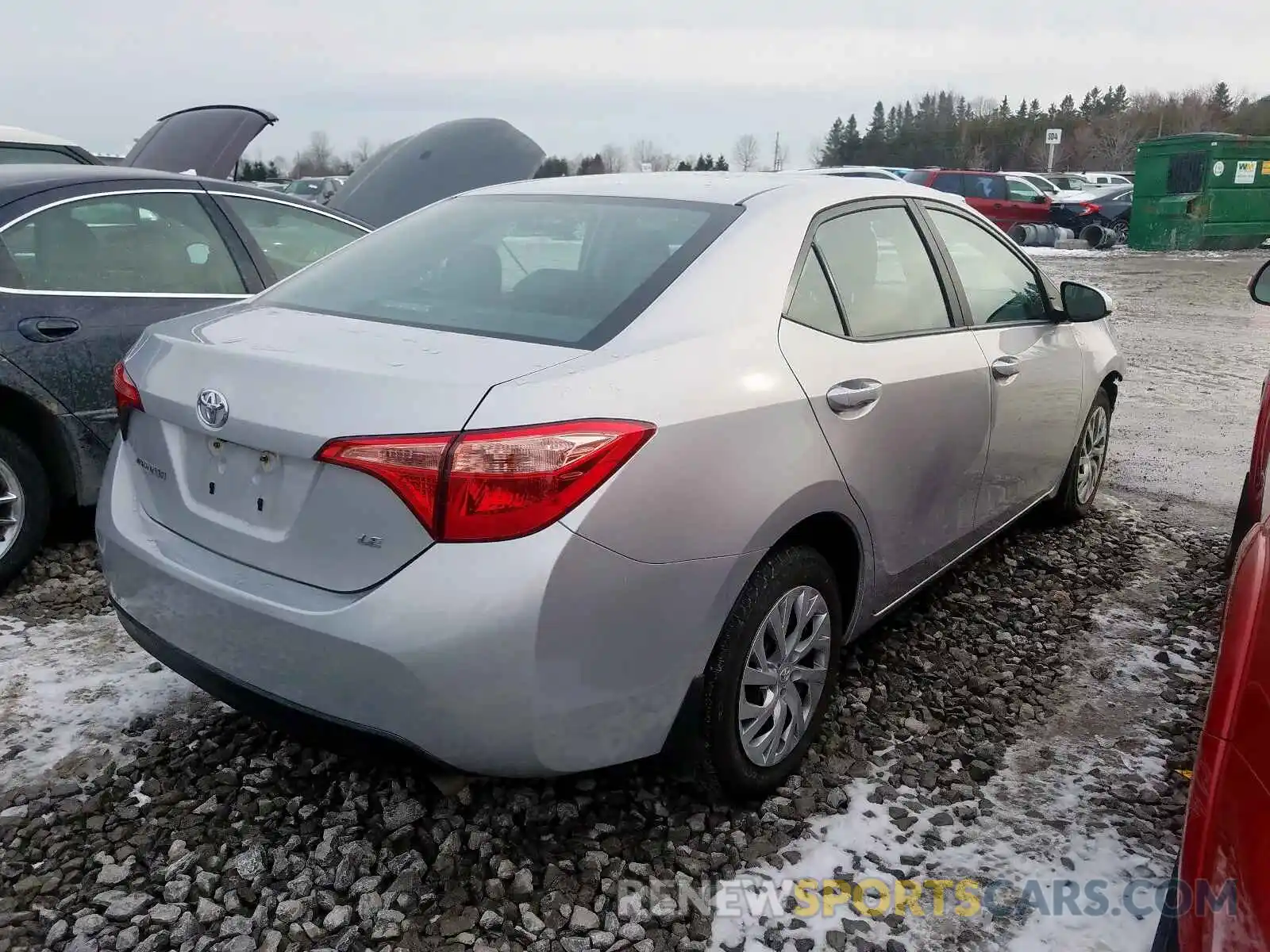 4 Photograph of a damaged car 2T1BURHE3KC229217 TOYOTA COROLLA 2019